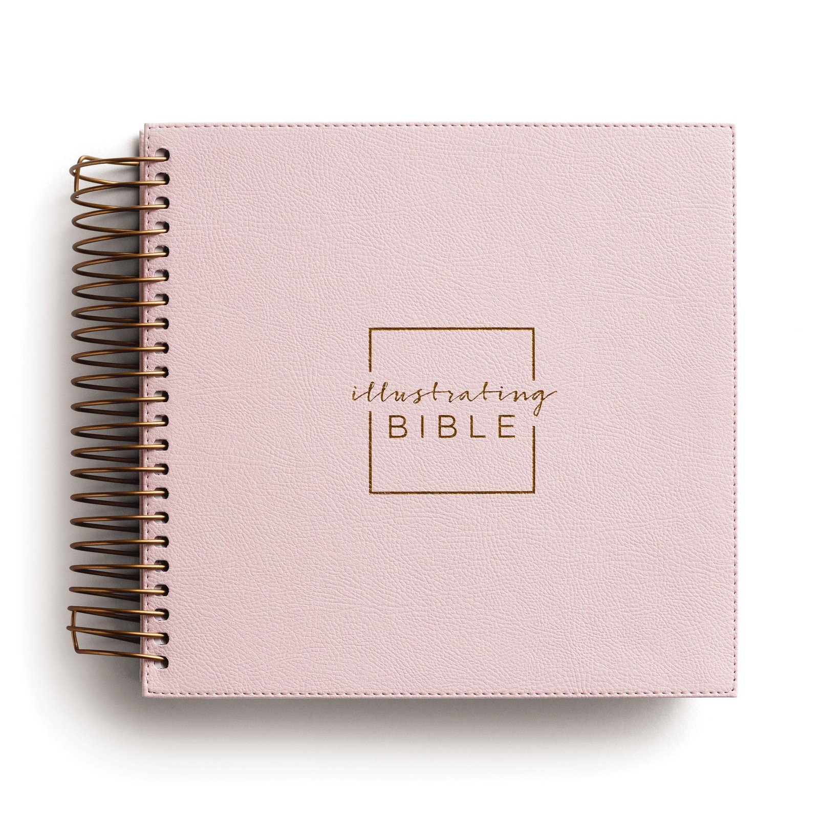 NIV, Spiral-bound Illustrating Bible, Leathersoft Spiral, Pink: Draw, Pink