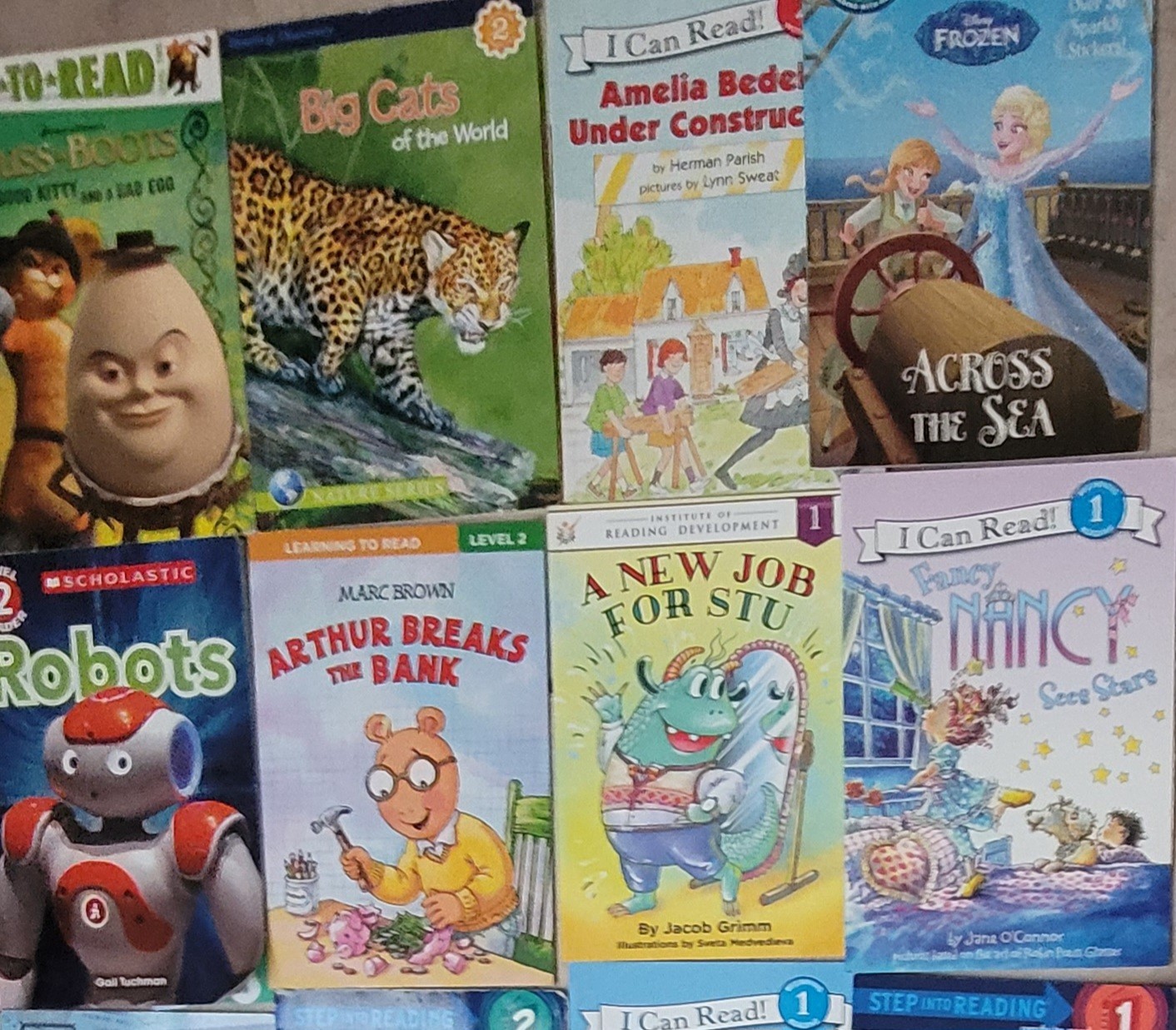 Lot 27 Leveled Readers Level 1 And 2 ASSORTED Step 1 & 2 Books