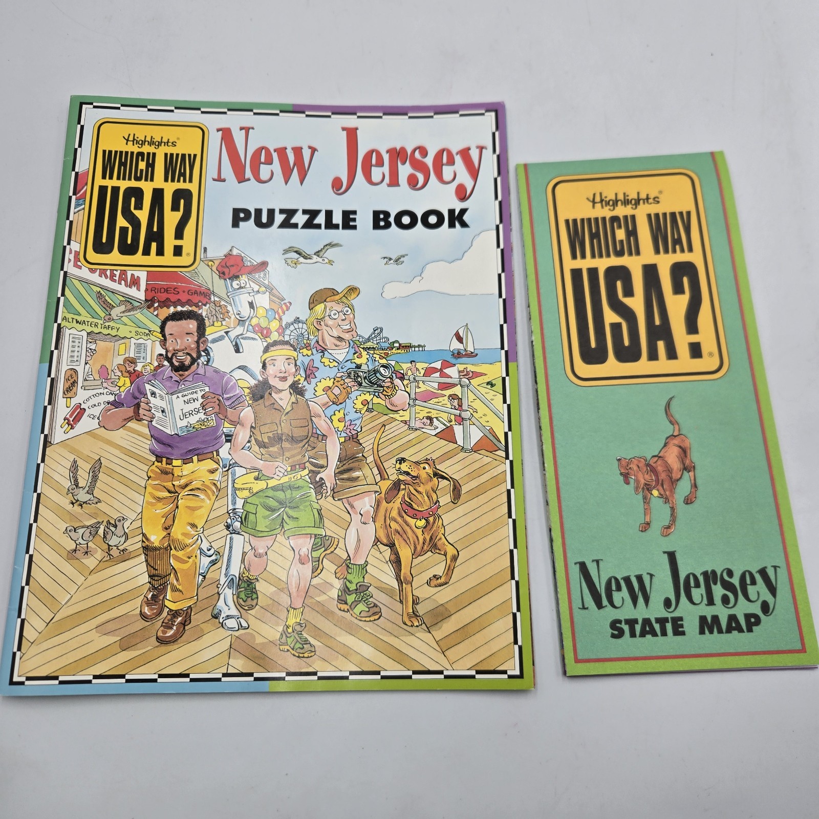 NEW Highlights Which Way USA? State New Jersey includes Map Homeschool