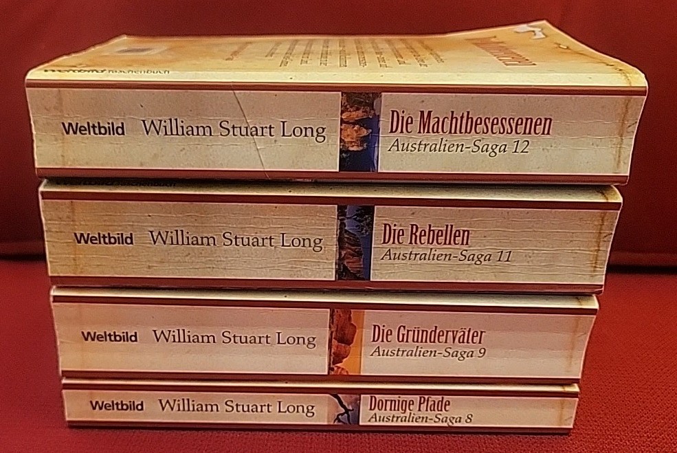 German – Deutsch The Australians Australien Saga William Stuart Long 4 Book Lot