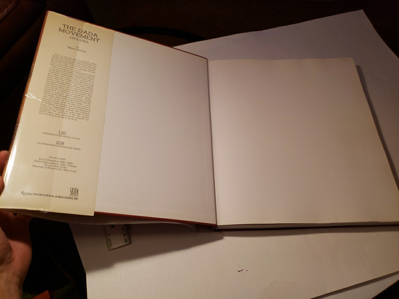The Dada Movement 1990 Art Book Marc Dachy 230 pages Hardcover