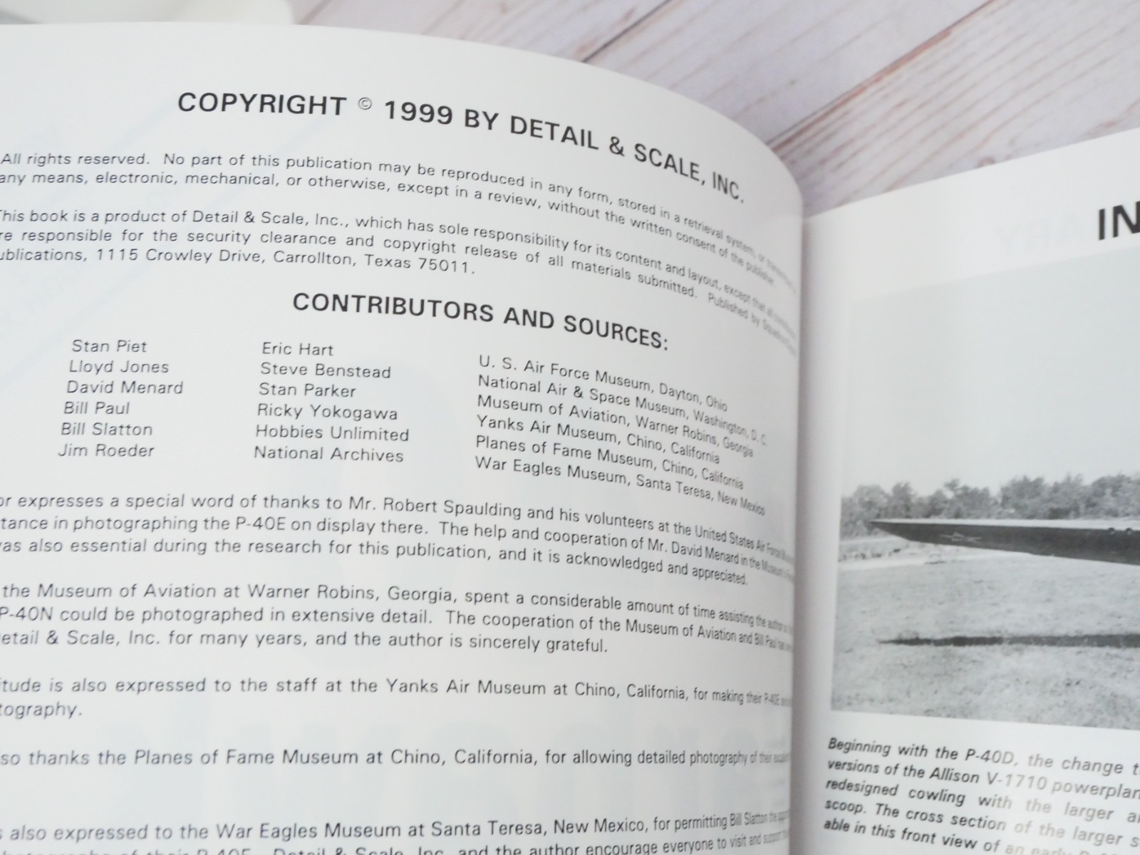 Squadron Signal In Detail & Scale Volume 61 Part 1 & 62 Part 2, P-40 Warhawk