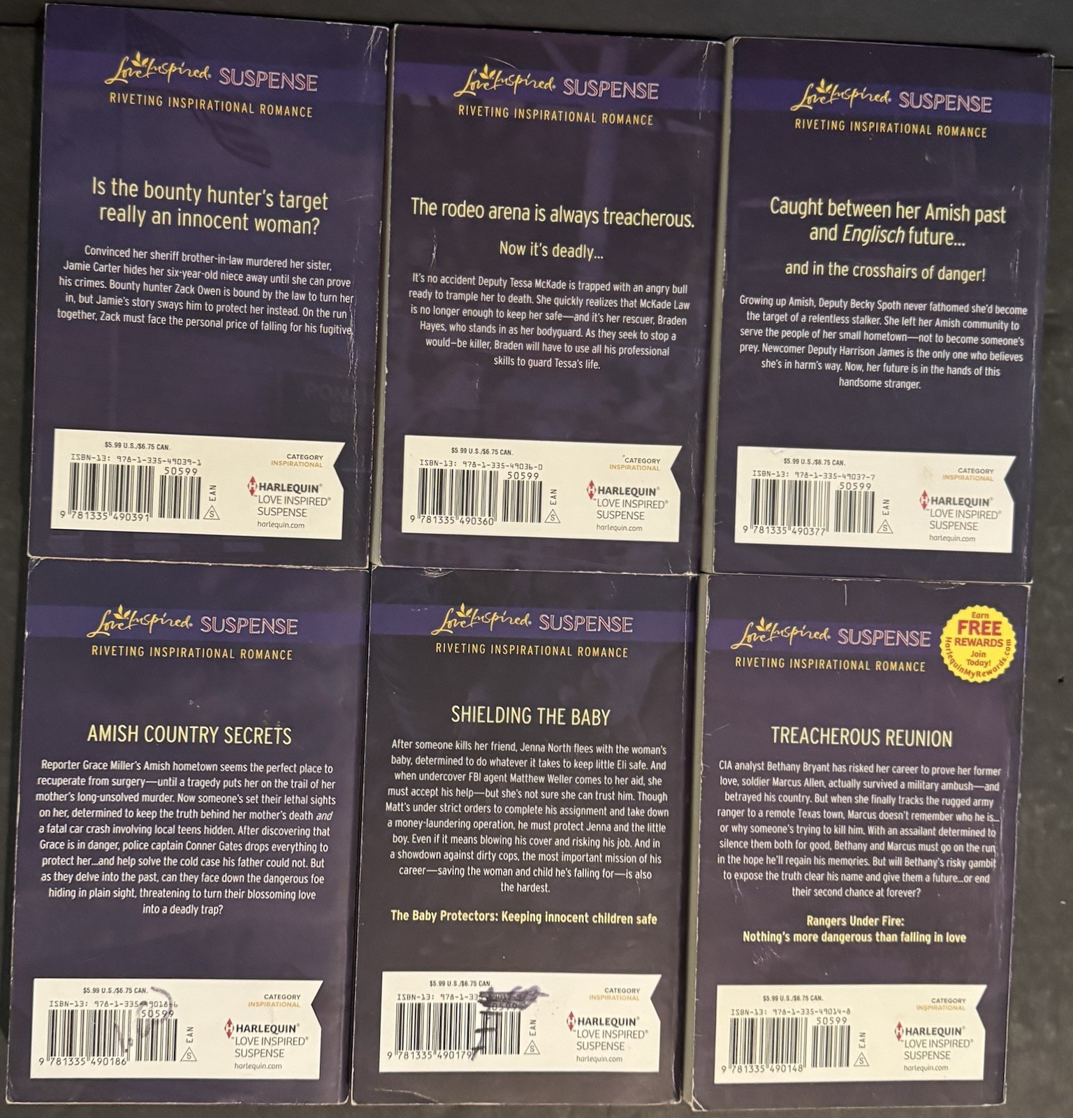 152 Love Inspired Suspense 2010-2019- All books pictured