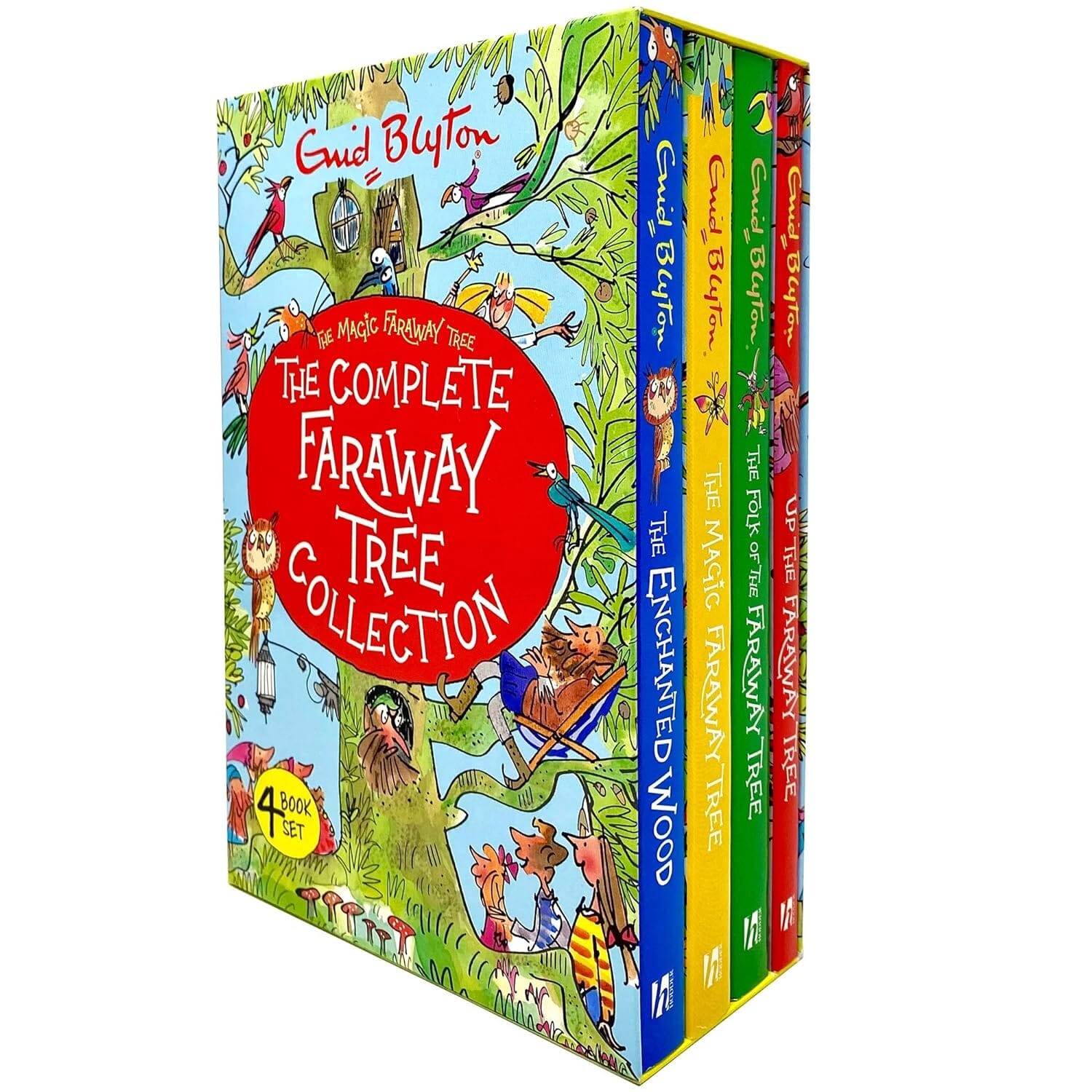 The Magic Faraway Tree Complete Collection 4 Books Box Set – Ages 7+ – Paperback