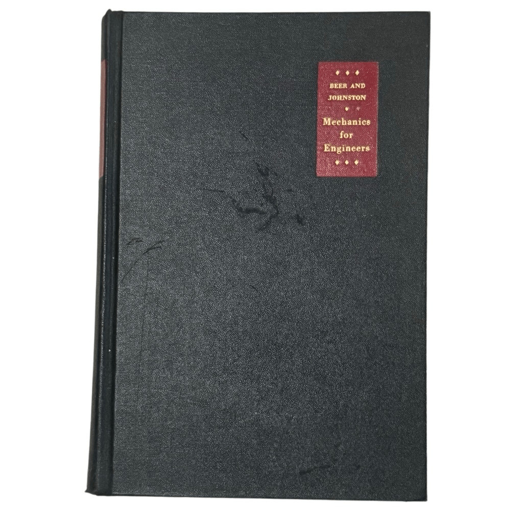 Mechanics For Engineers Statics and Dynamics 1957 HC McGraw Hill Beer & Johnston