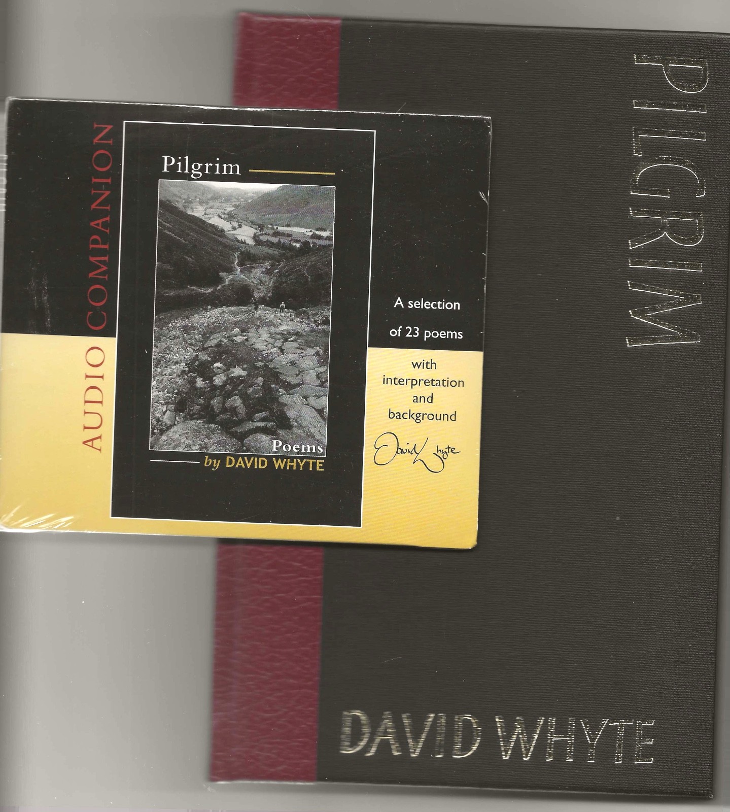 PILGRIM DAVID WHYTE 109 OF 320 COPIES SIGNED WITH AUDIO COMPANION OF 23 POEMS