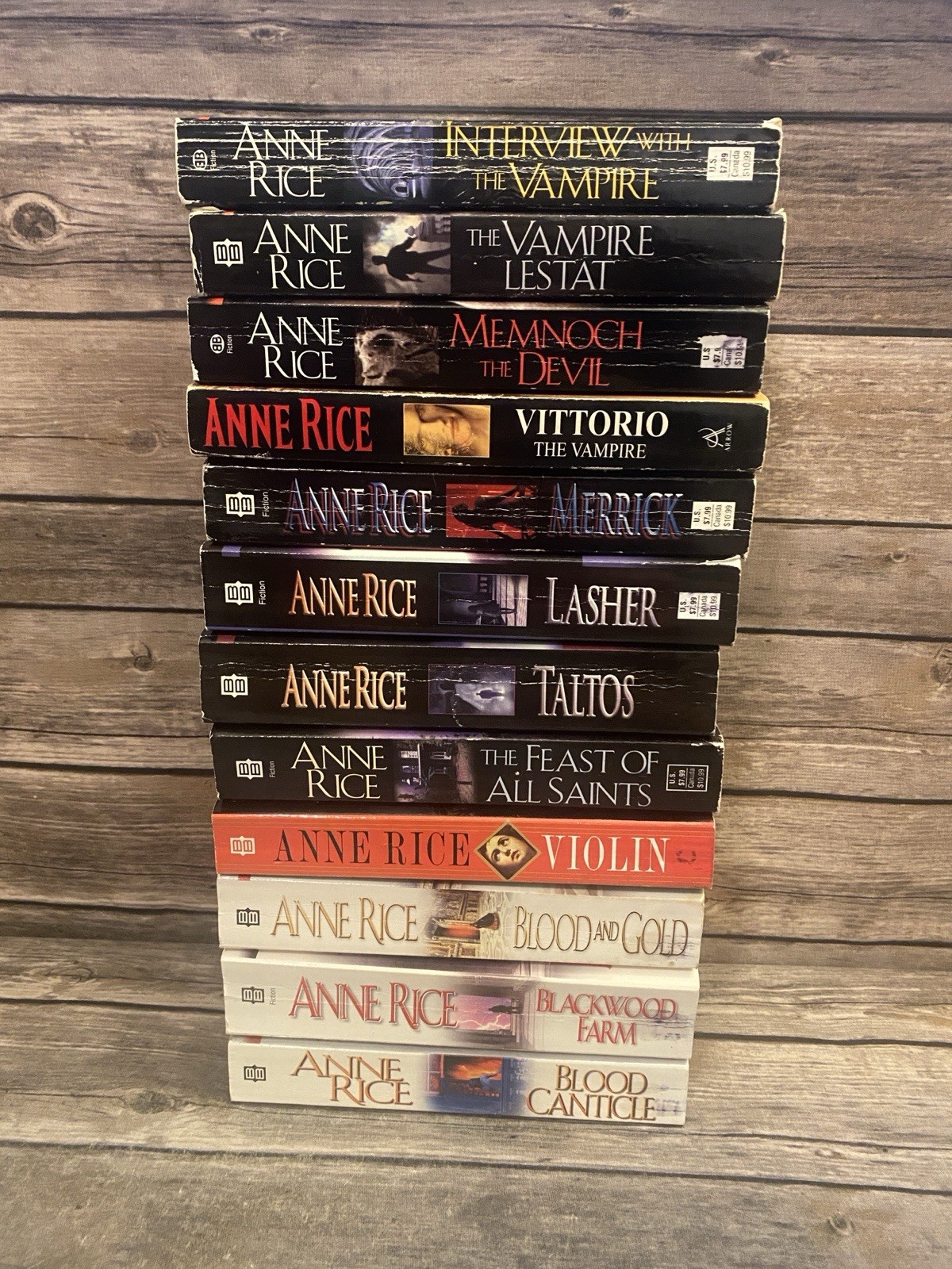 Anne Rice Lot 12 Interview Lestat Blood Gold Canticle Vampire Chronicles Witches