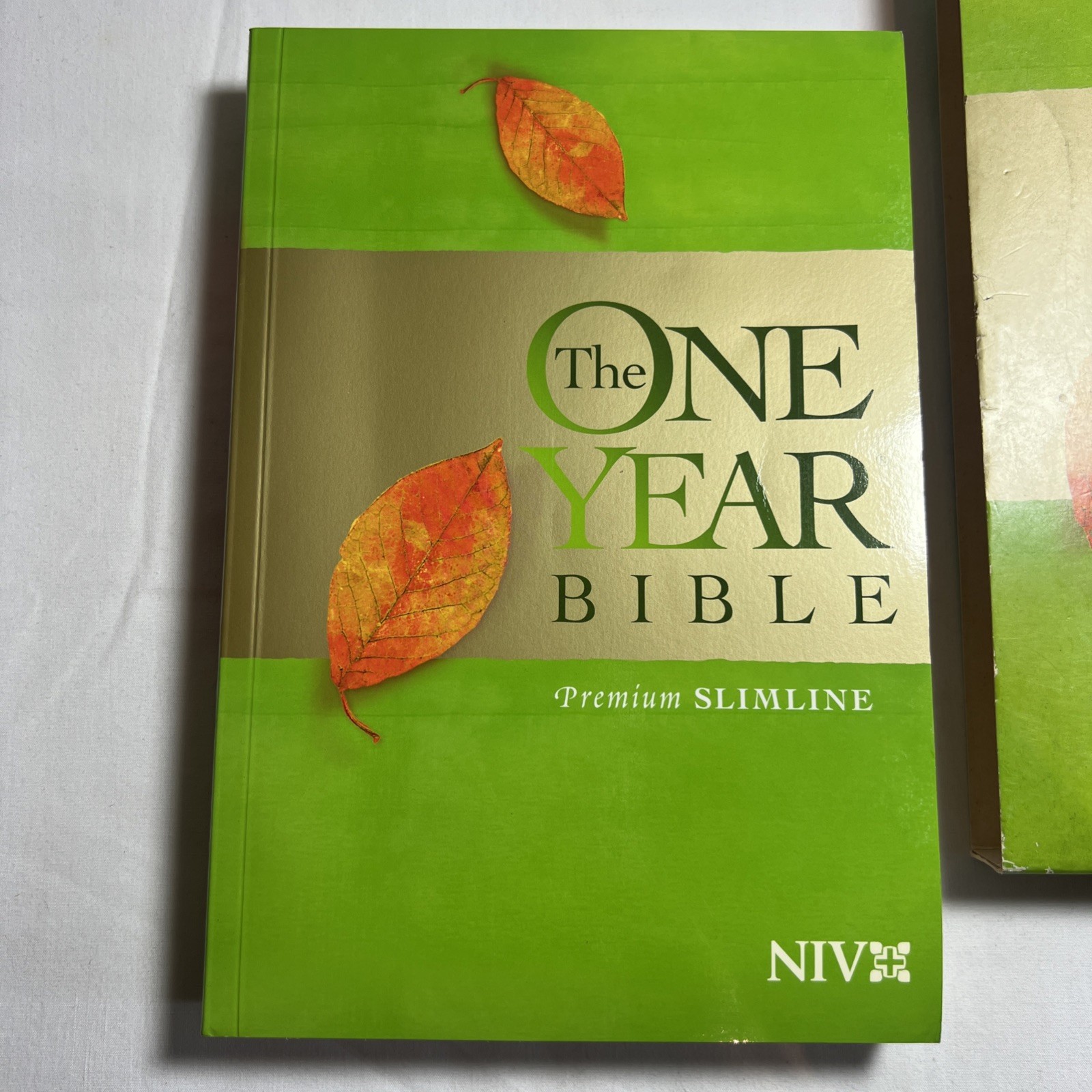 One Year Bible-Niv-Premium Slimline Large Print