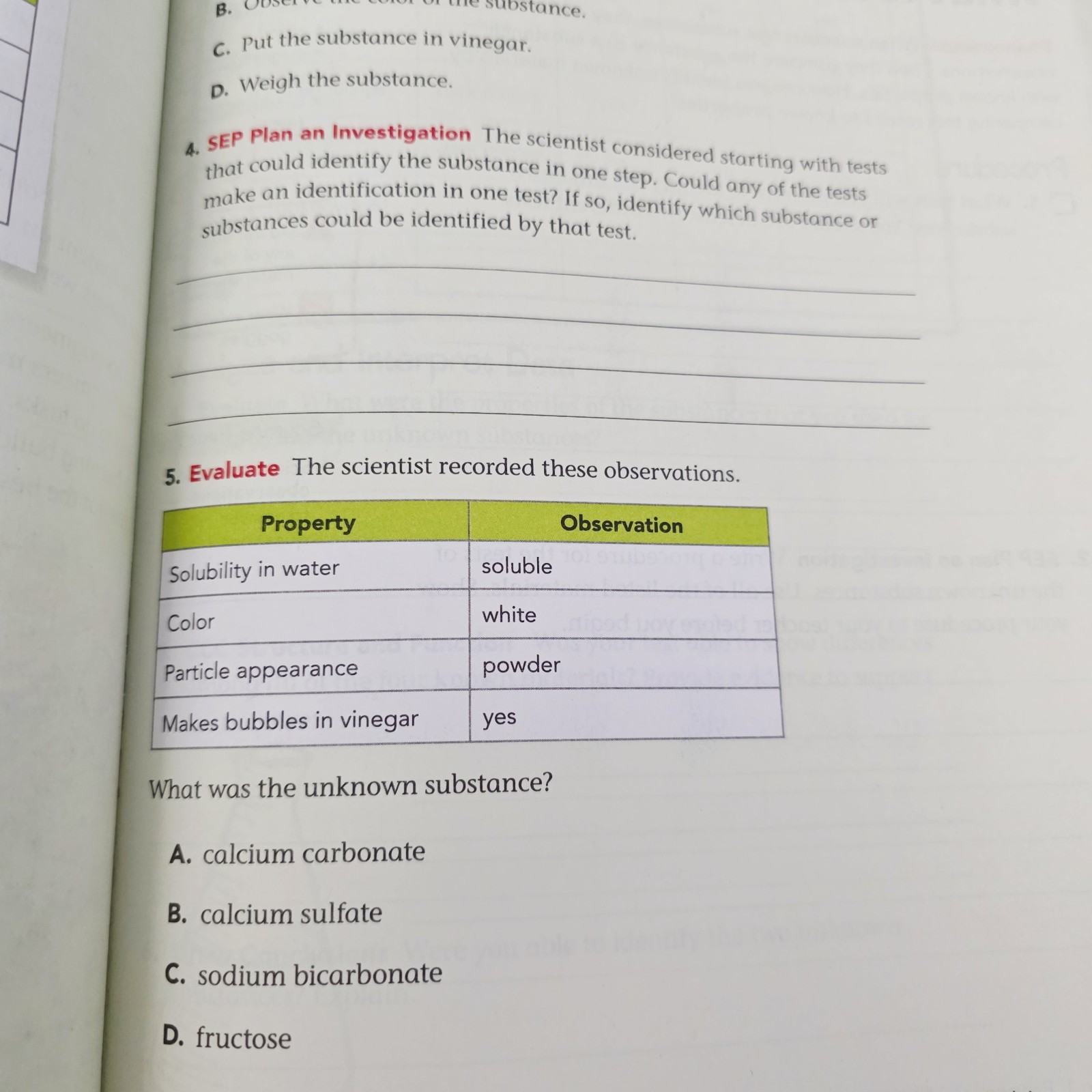 ELEVATE SCIENCE SEGMENT 1 Paperback Workbook By PEARSON Grade 5