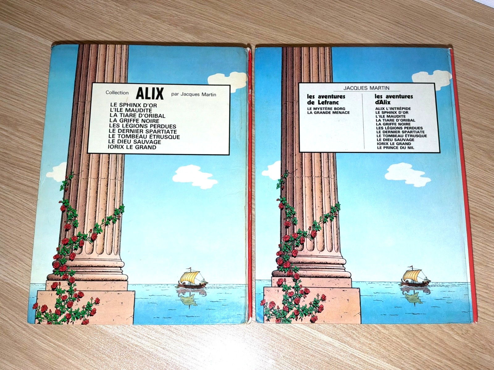 Les Aventures d’Alix bande dessinée 9-Volume Lot French Hardcover Vintage