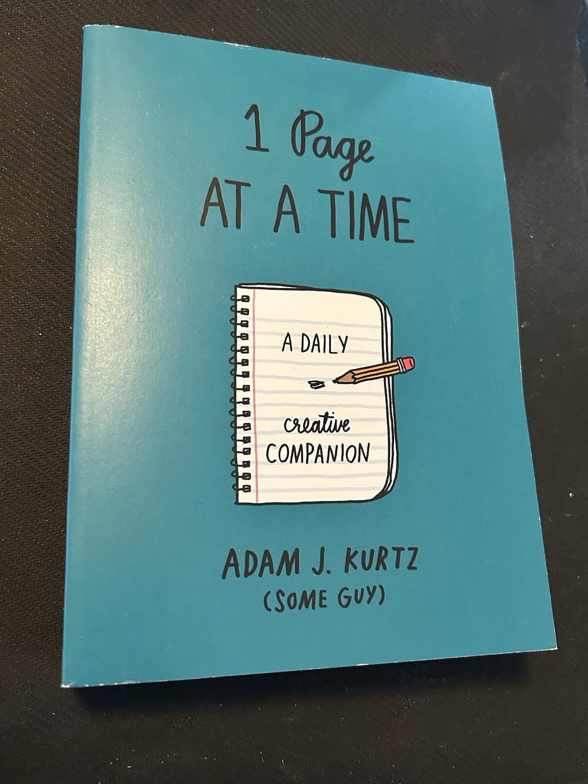 1 Page at a Time (Blue): A Daily Creative Companion by Adam J Kurtz – Brand New!