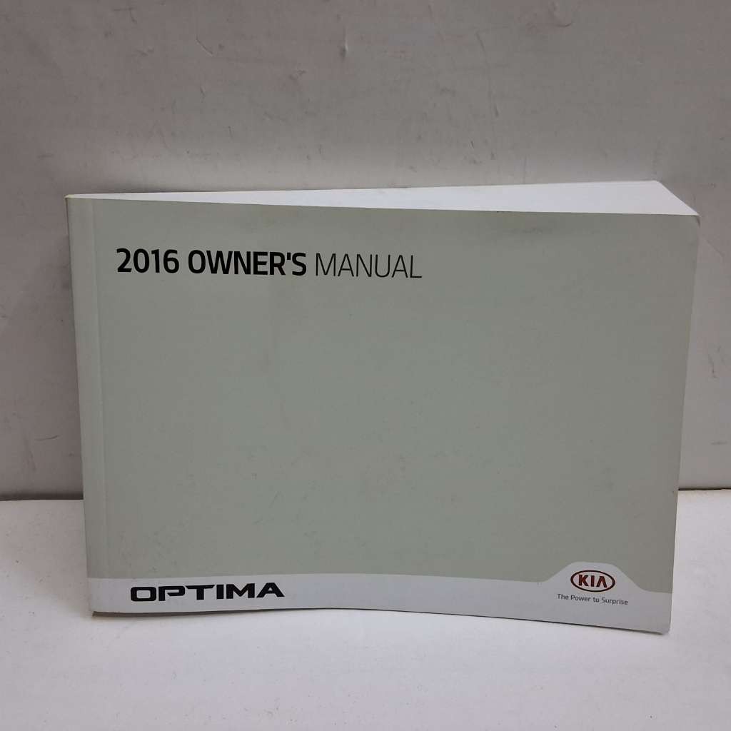 2016 Kia Optima Owners Manual Handbook with Case OEM H04B49005