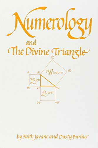 Numerology and the Divine Triangle by Dusty Bunker Book The Fast Free Shipping