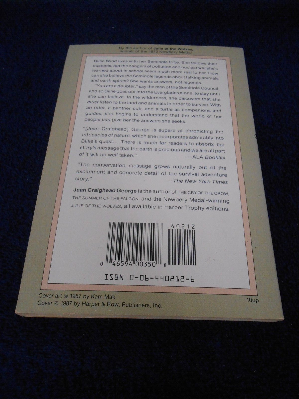 THE TALKING EARTH A HARPER TROPHY BOOK JEAN CRAIGHEAD GEORGE GOOD PB D4