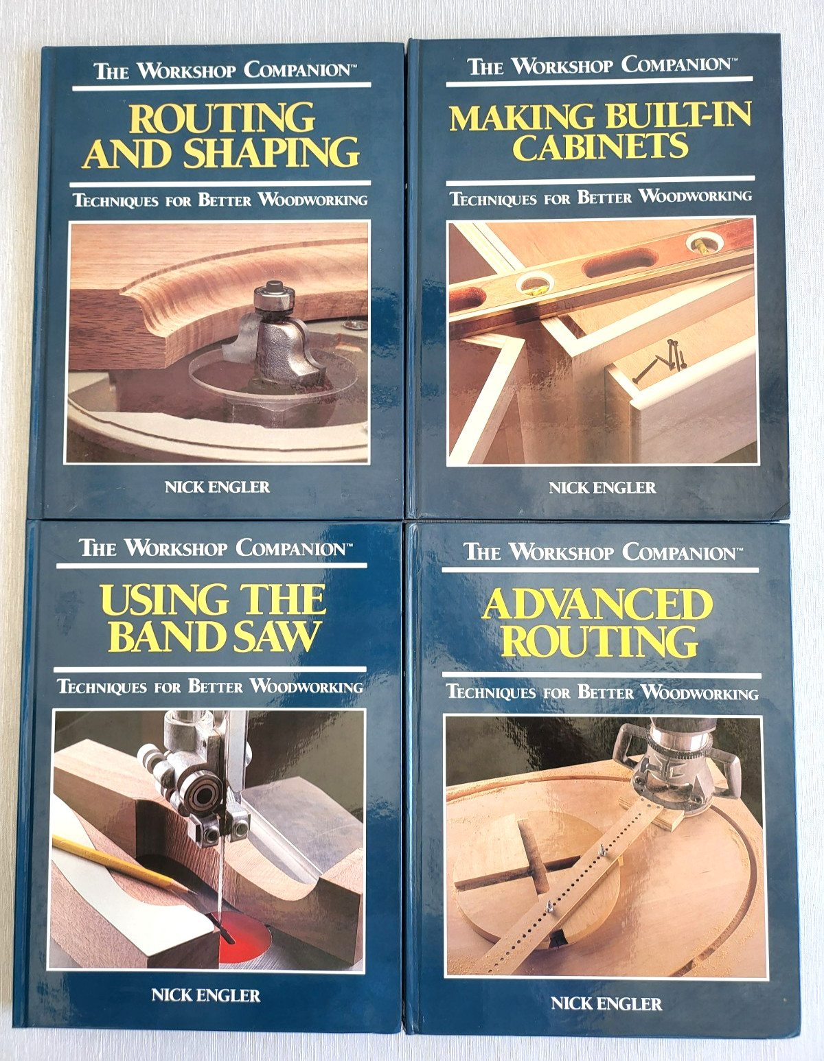 The Workshop Companion by Nick Engler Book Lot Of 4 Making Cabinets, Routing, +