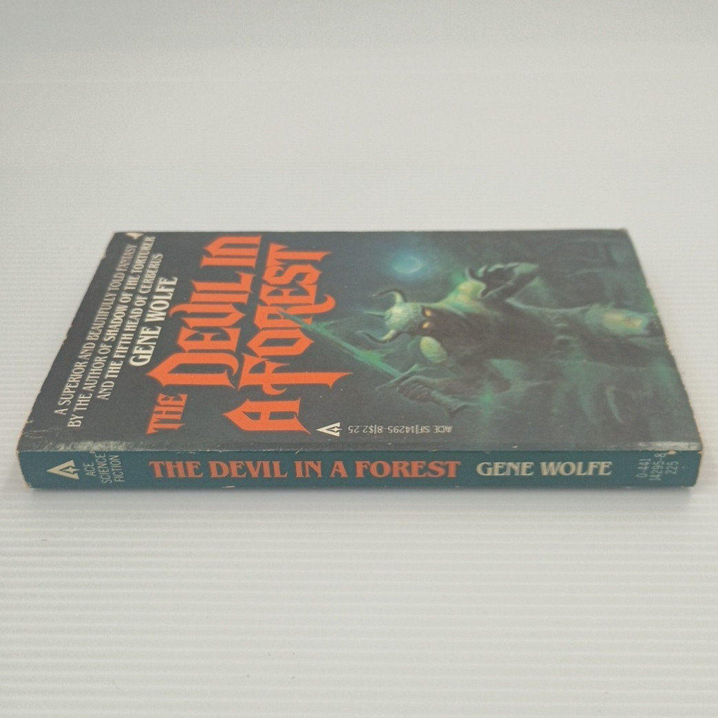 A Devil In A Forest by Gene Wolfe 1981 Signed ACE fantasy Horror Vintage Rare
