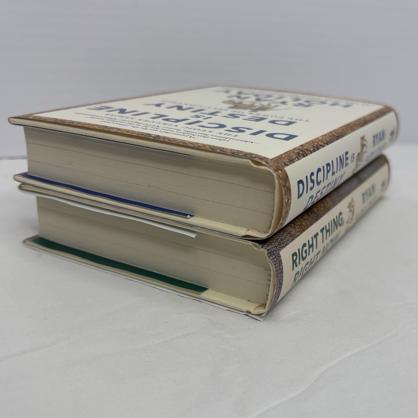 Ryan Holiday The Stoic Virtues Series 2 Book Collection Set Discipline Right
