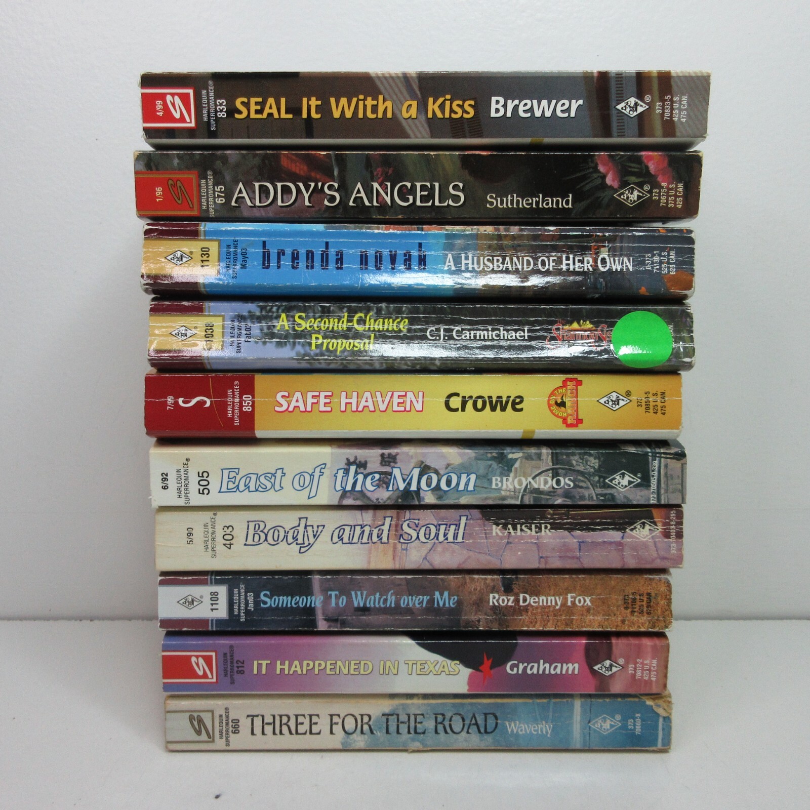 Lot of 10 Harlequin Super Romance Series Paperback Books