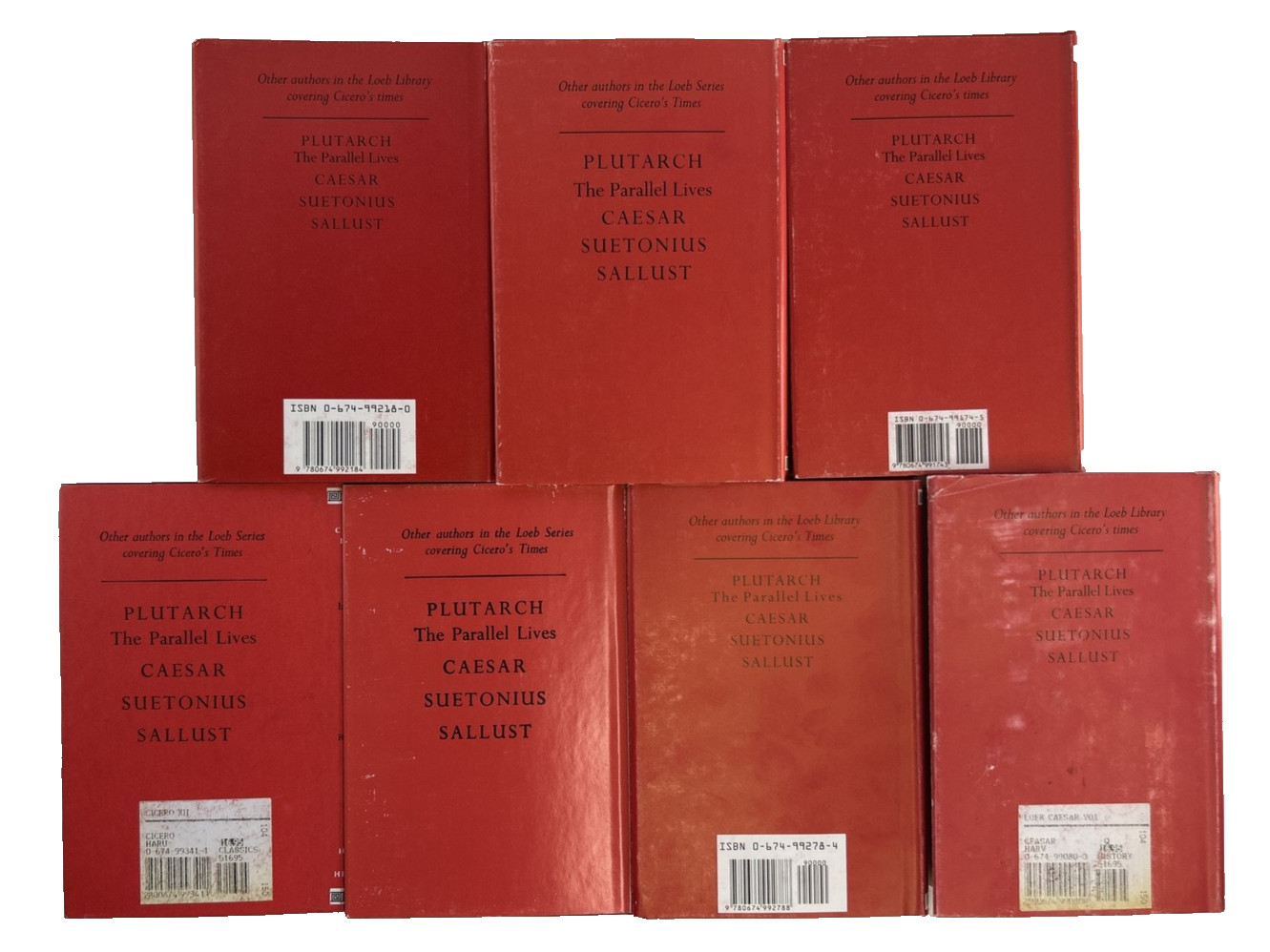 Cicero Loeb Classical Library Philippics In Catilinam Speeches 7 Vol Set