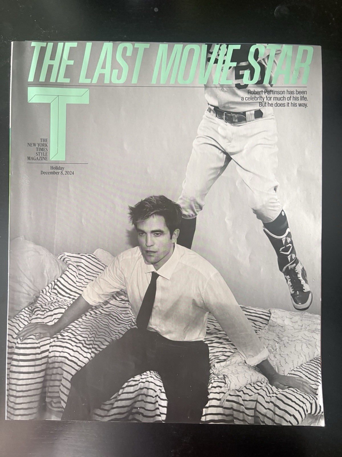 New York Times T Style Magazine — The Holiday Issue — Robert Pattinson 12/8/24