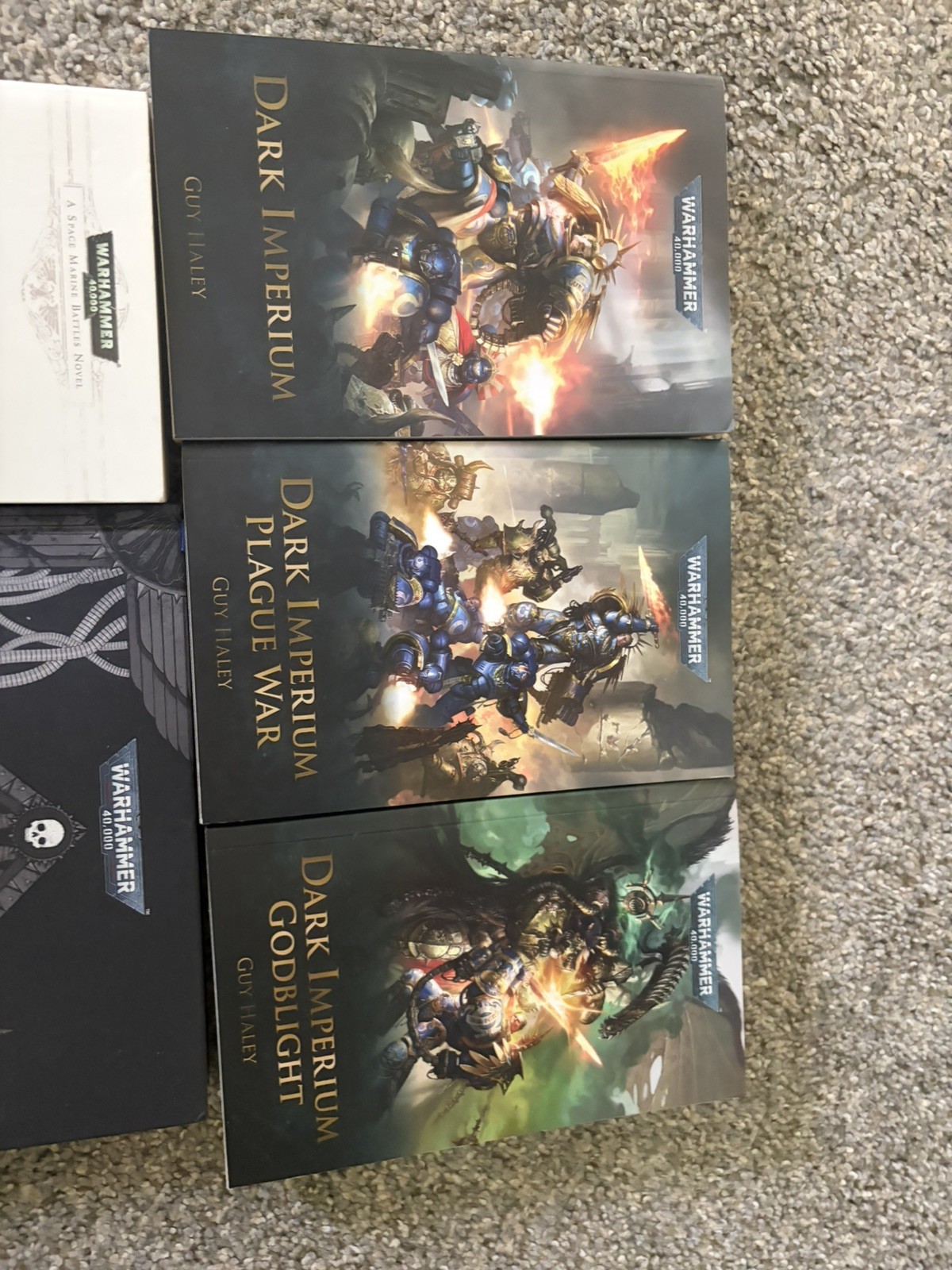 Warhammer 40K Dark Imperium Trilogy/First Founding/Fall of Damnos Lot Of 5 books
