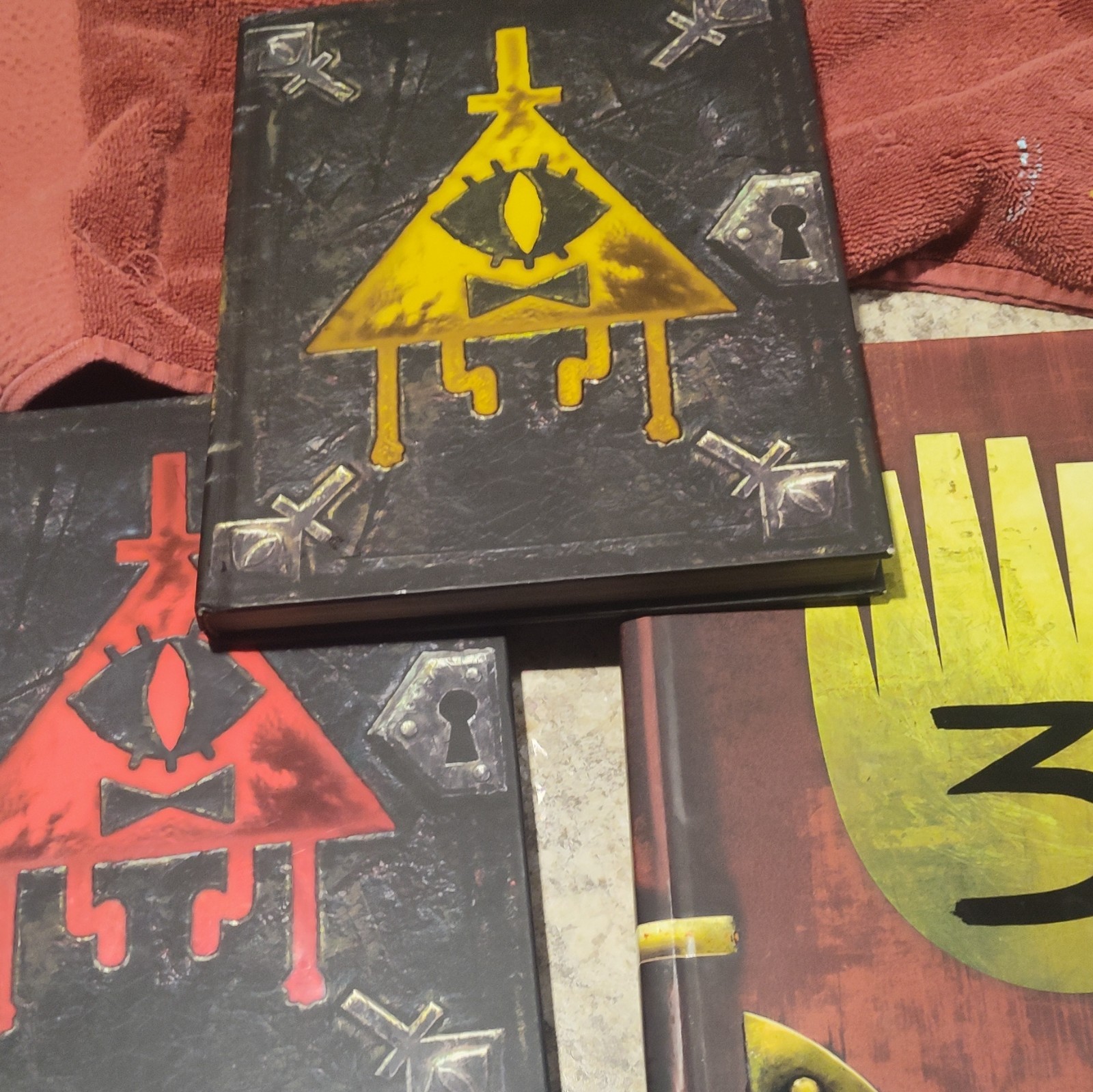 Gravity Falls Journal 3 Hardcover and book of Bill basic and b&n edition