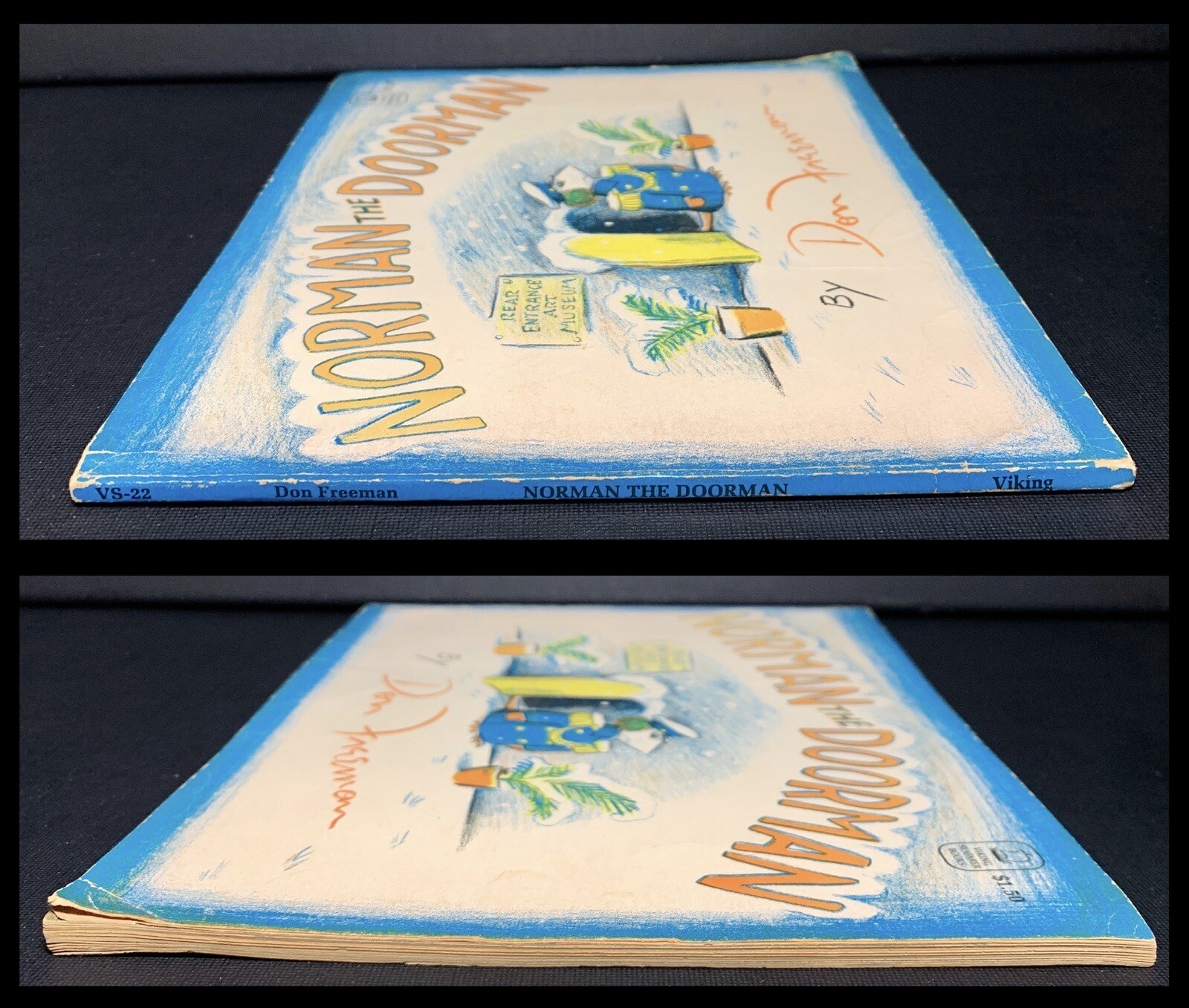 1960s VINTAGE Paperback 1st Edition Children’s Book DON FREEMAN mouse ART illus