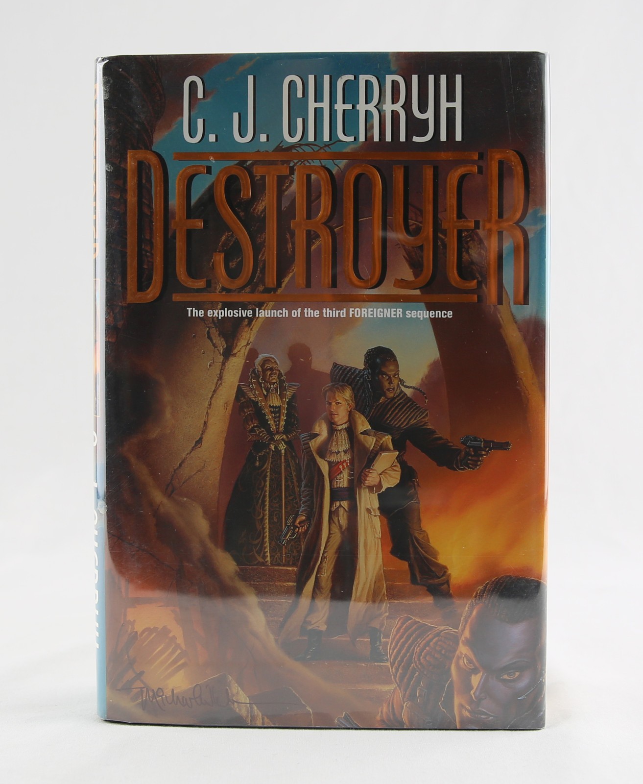 DUAL SIGNED 2005 Destroyer HC Book – C.J. Cherryh and Michael Whelan