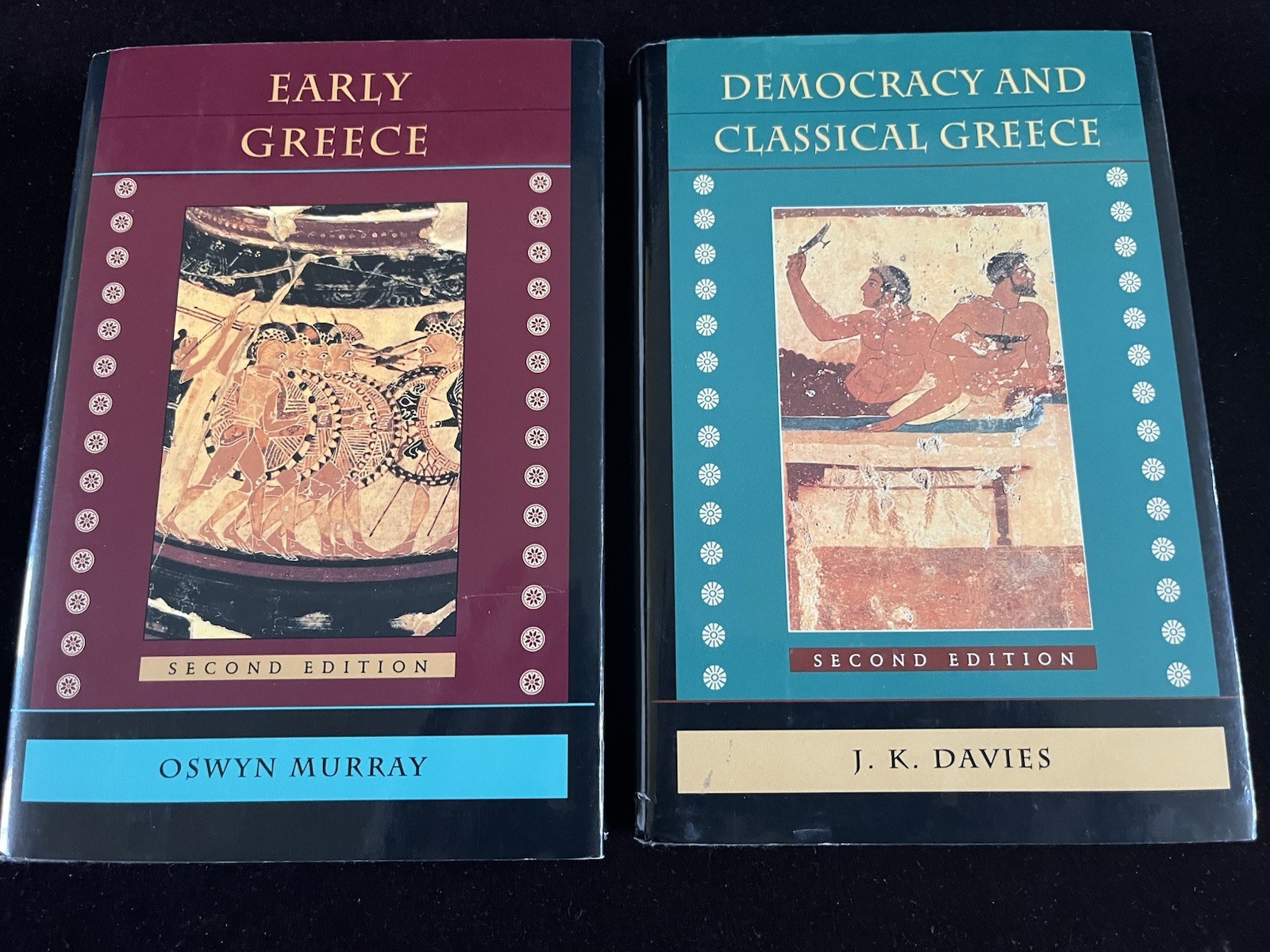 Early Greece (Murray) & Democracy and Classical Greece (Davies) Lot: Harvard HC