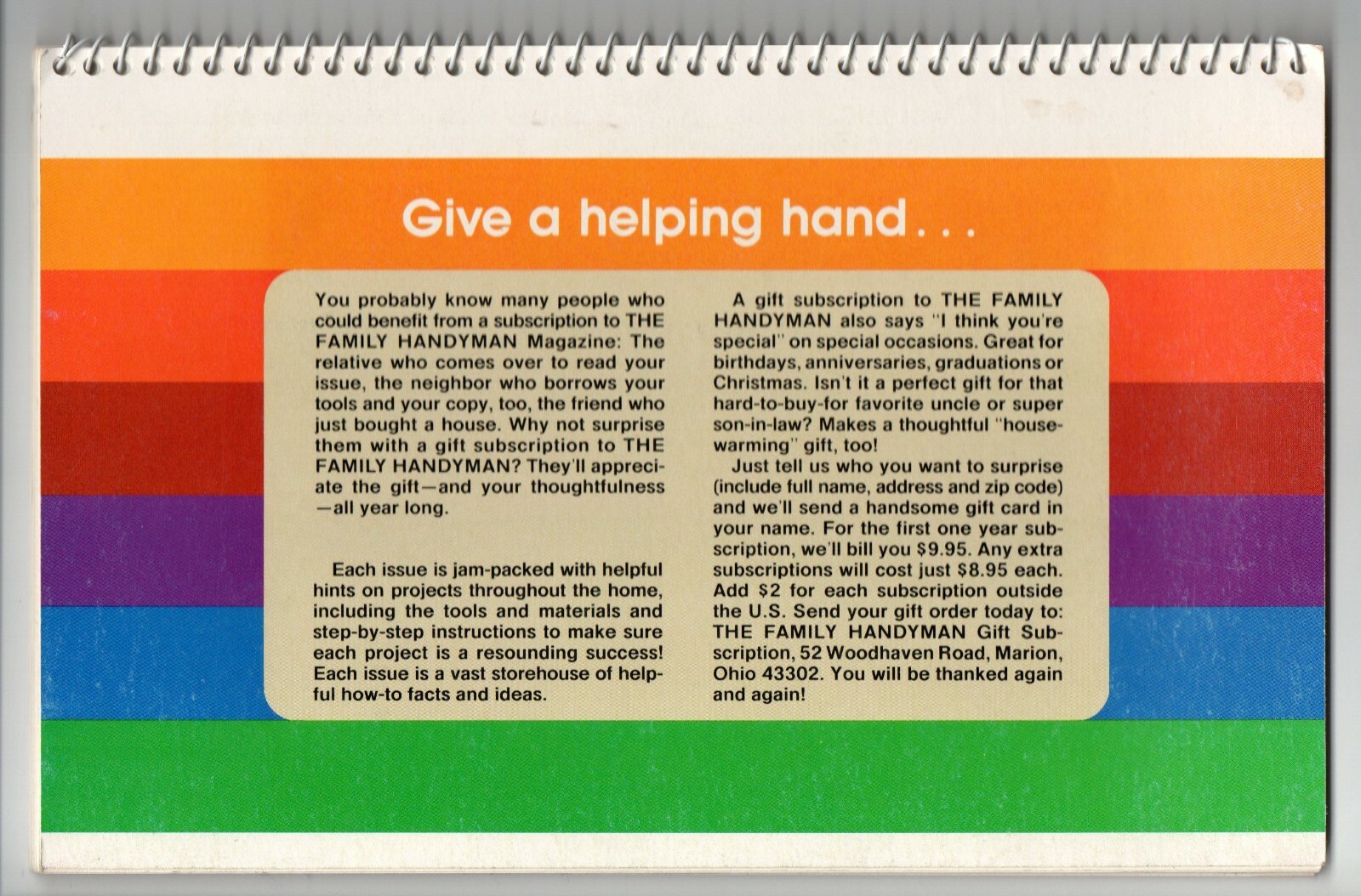Do It Yourself Home Improvement Booklet Complete Directions Family Handyman DYI