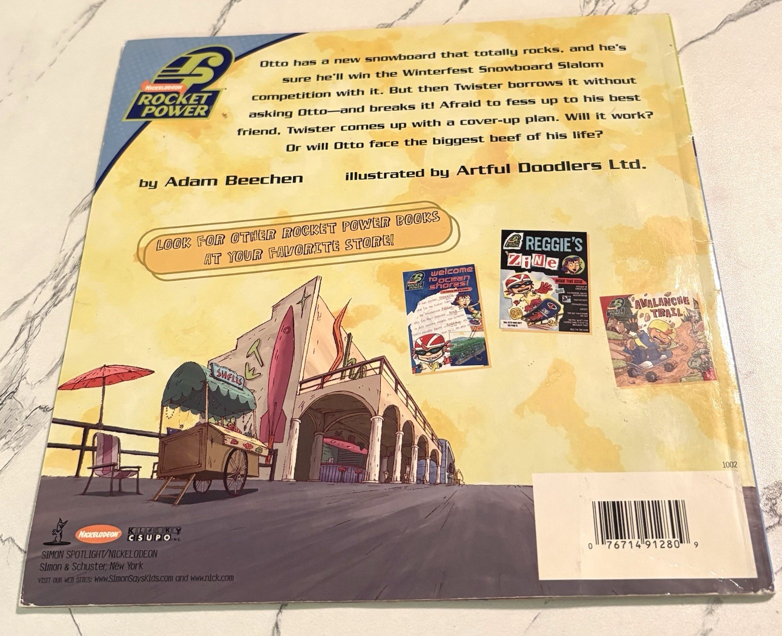 Vtg 2005 Nickelodeon TV Cartoon – Rocket Power – Board Games #2 Paperback Book