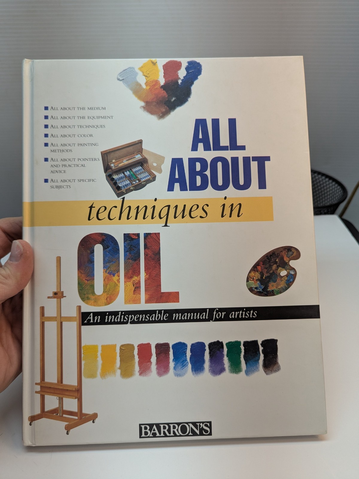 All About Techniques in Oil by Parramon 1997 Hardcover BES Publishing