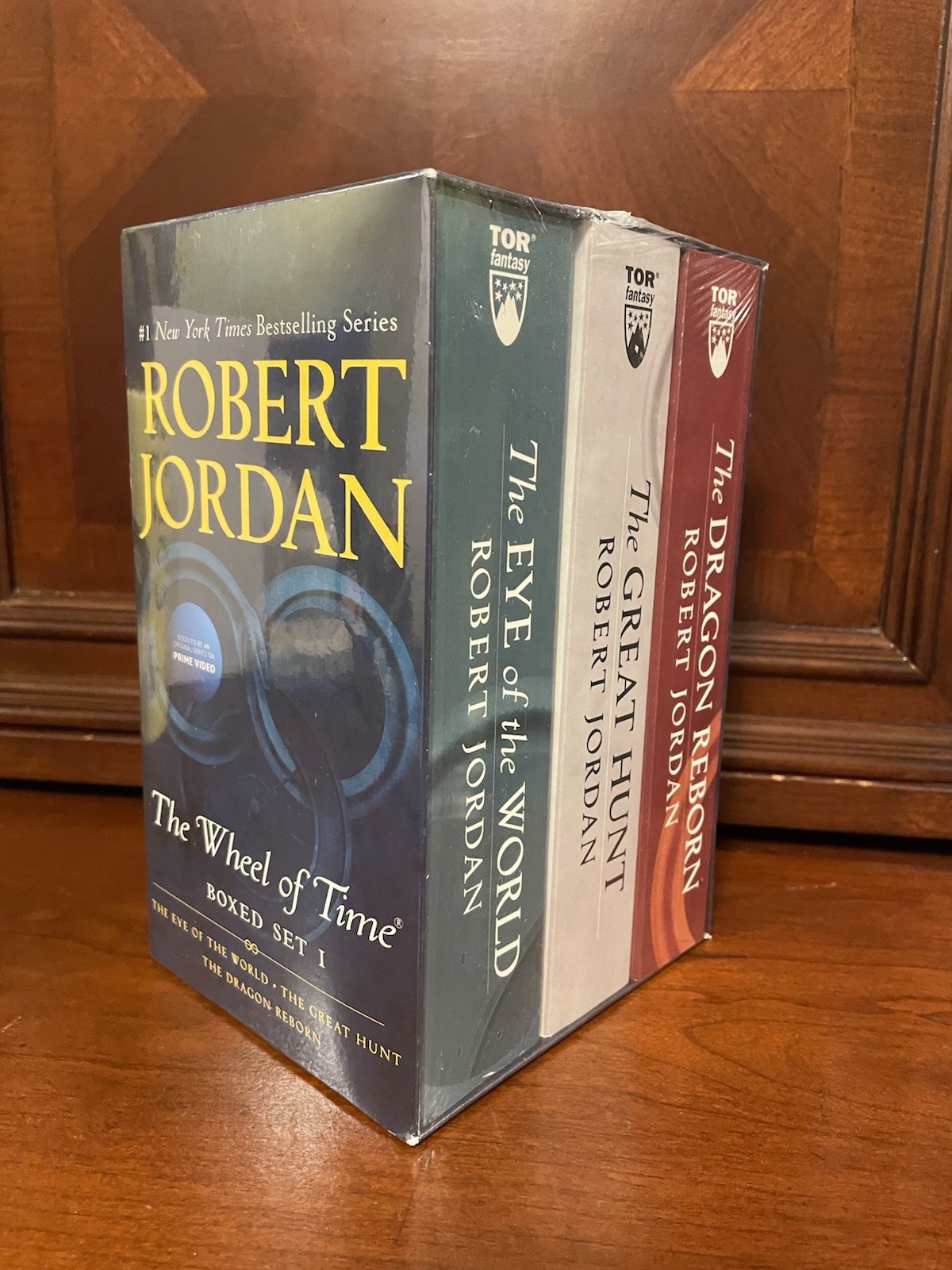 SEALED THE WHEEL OF TIME BOXED SET 1 by Robert Jordan 3 Book Set NEW SEALED