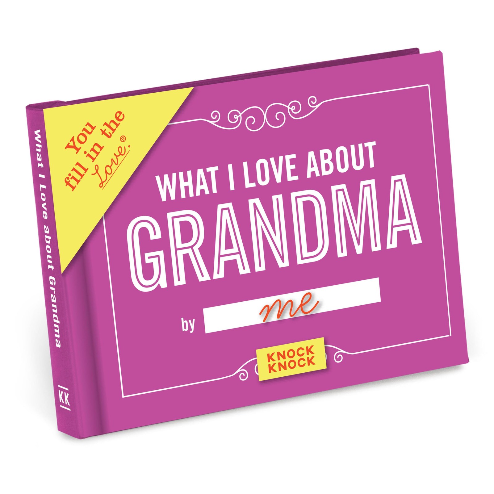 Knock What I Love about Grandma Fill in the 4.5 x 3.25-inches,