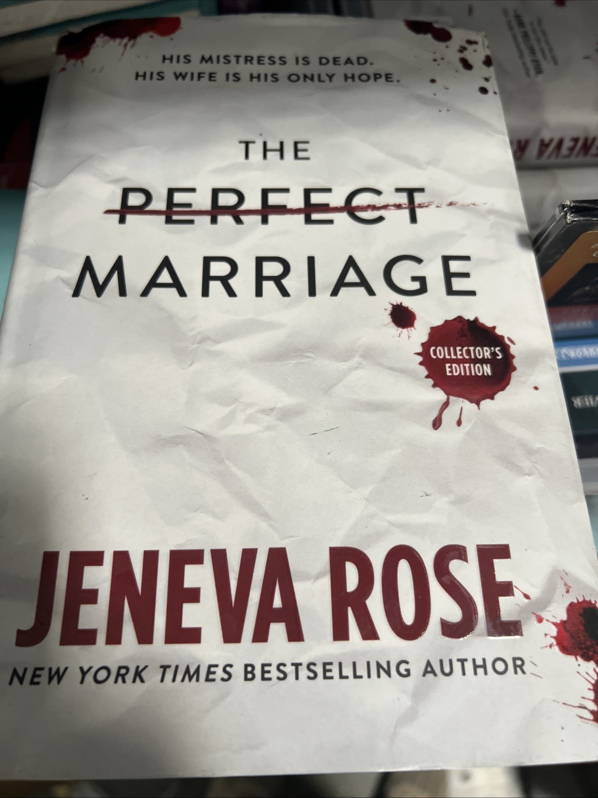 The Perfect Marriage Hardcover Collector’s Edition Jeneva Rose