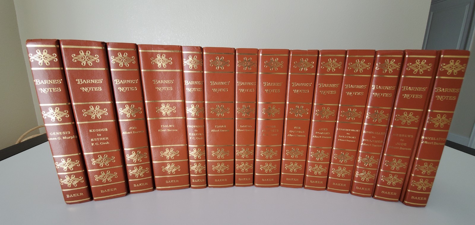 Barnes’ Notes Bible Commentary Hardcover Set Baker English Albert Barnes