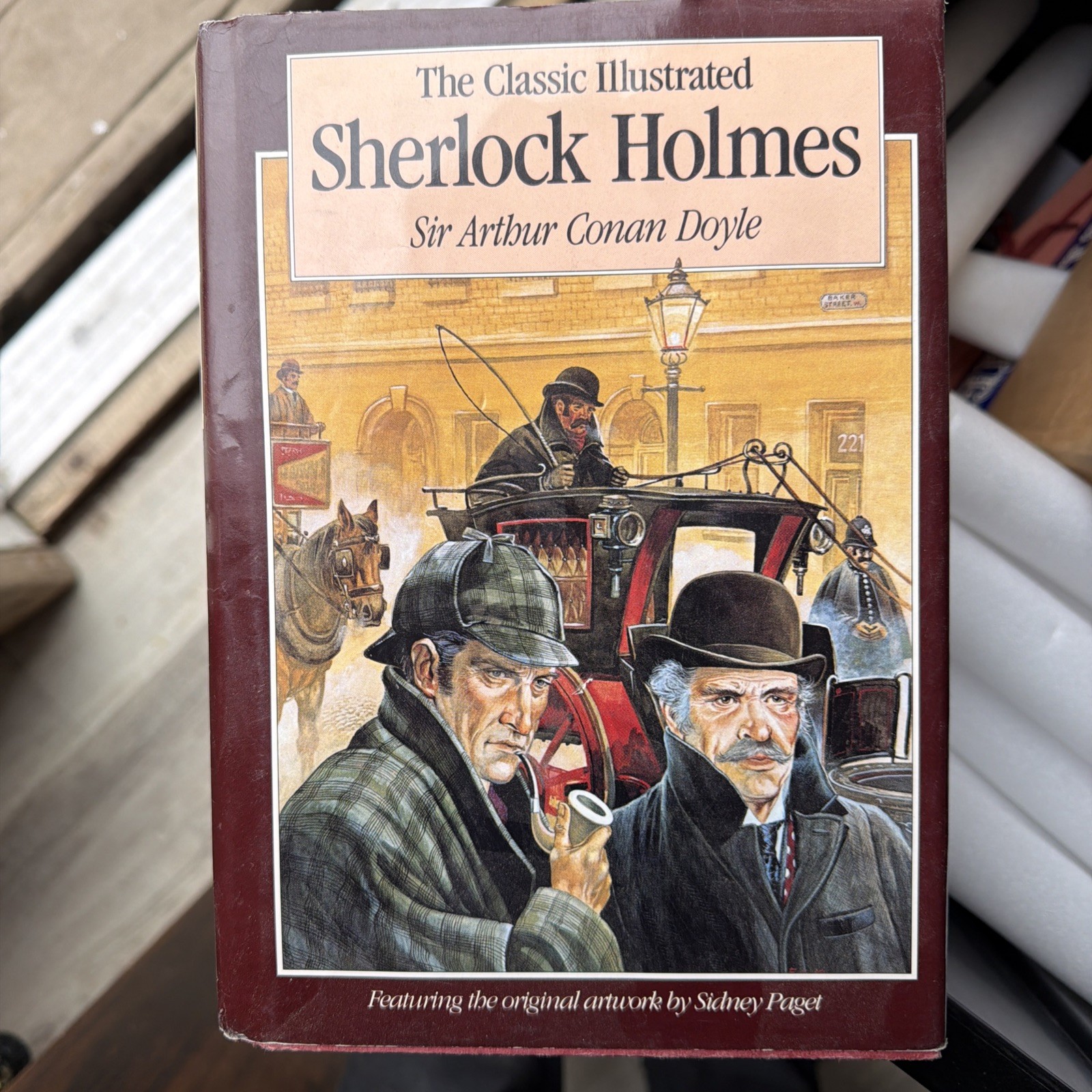Classic Illustrated Sherlock Holmes by Sir Arthur Conan Doyle, 1987, 636 Pages