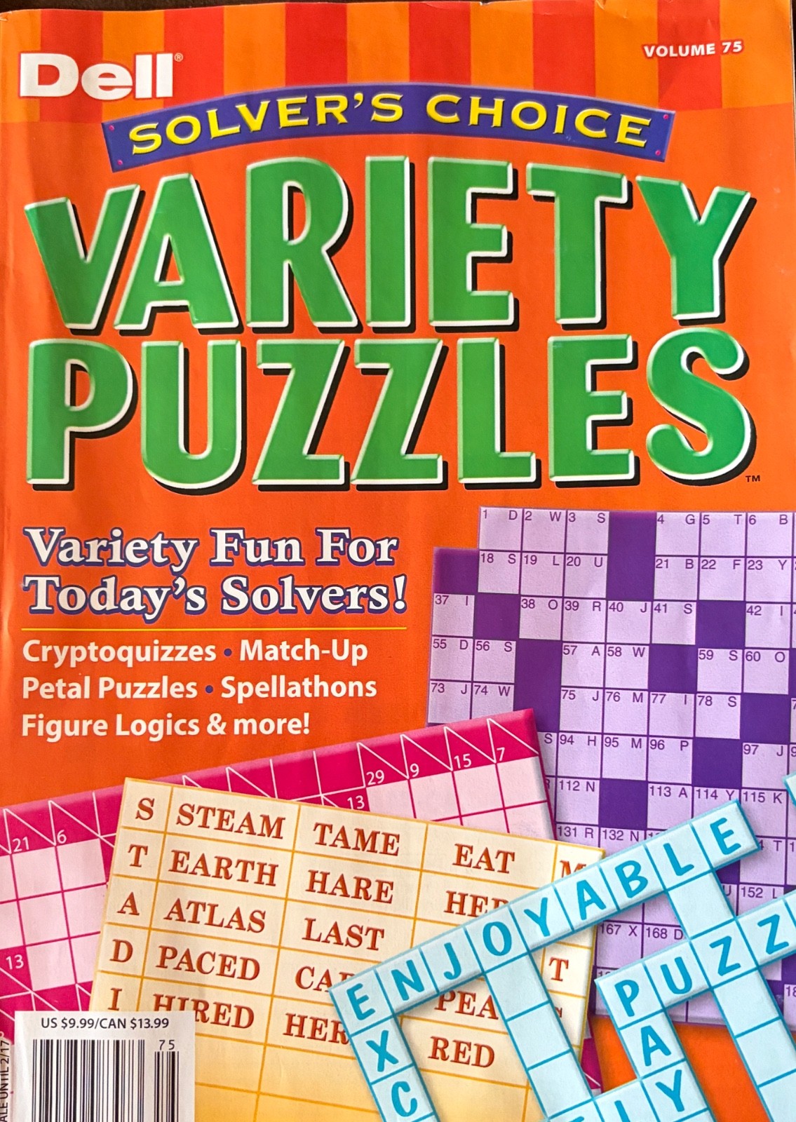 VARIETY PUZZLES BOOK/NEW/178 PAGES