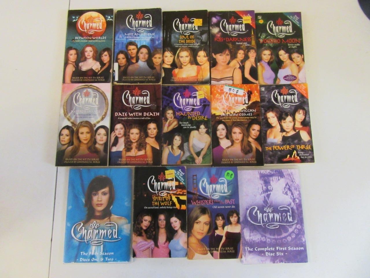 BIG Lot (14) CHARMED TV SERIES Books ALYSSA MILANO SHANNEN DOHERTY ROSE MCGOWAN