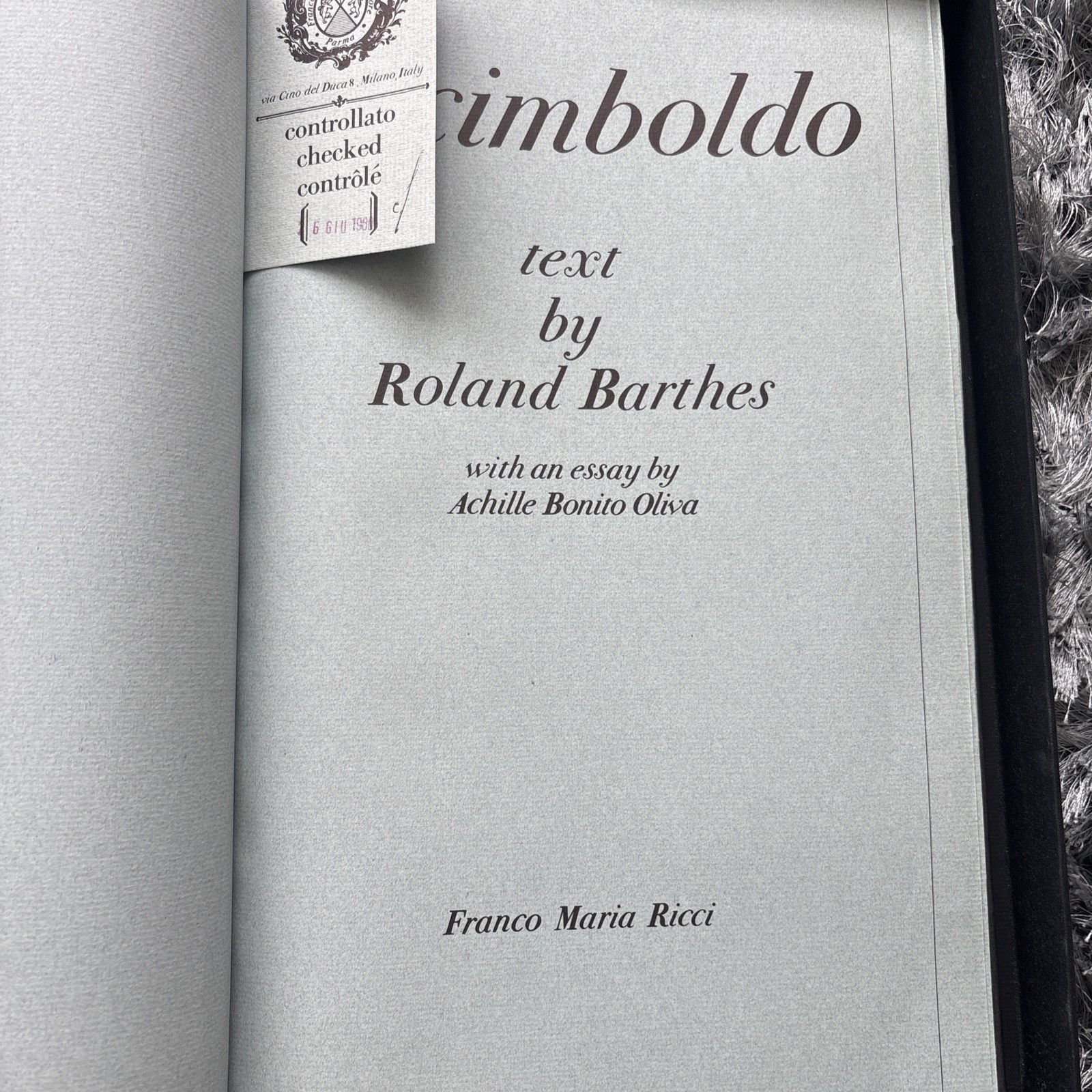 Arcimboldo by Roland Barthes (Hardcover, Franco Maria Ricci, Art)