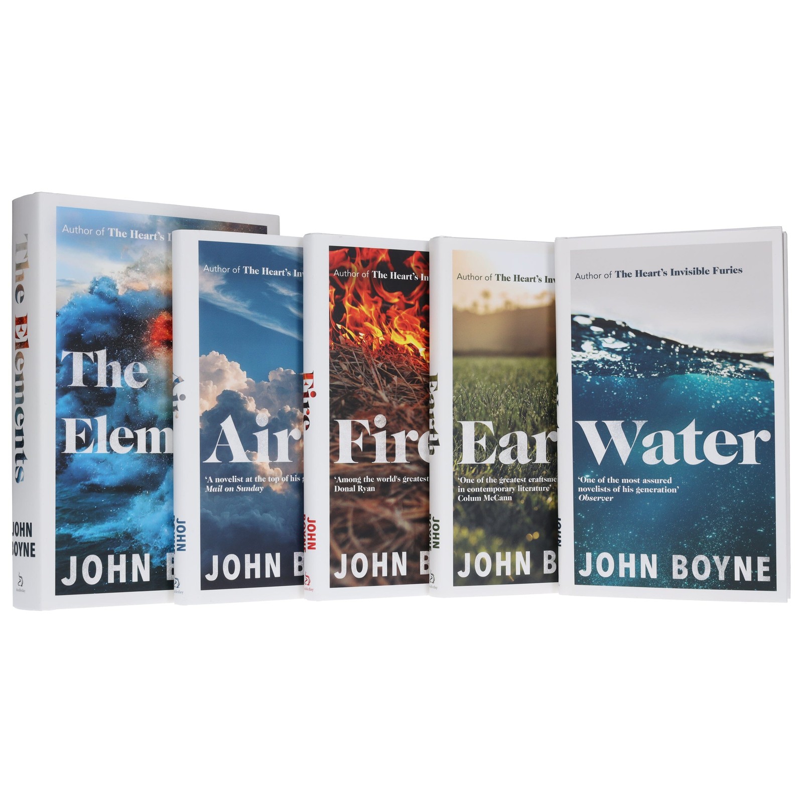 John Boyne Collection (Water, Earth, Fire, Air & The Elements) 5 Books Set – HB