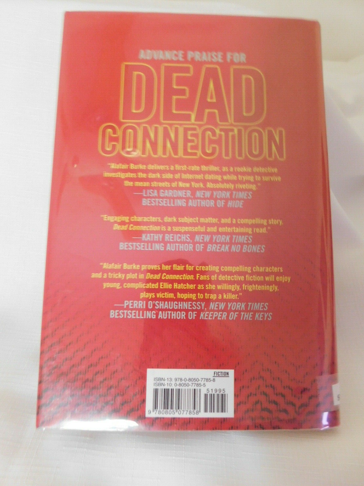 Flat SIGNED by Alafair Burke “Dead Connection” 2007 Hardcover 1st Edition DJ