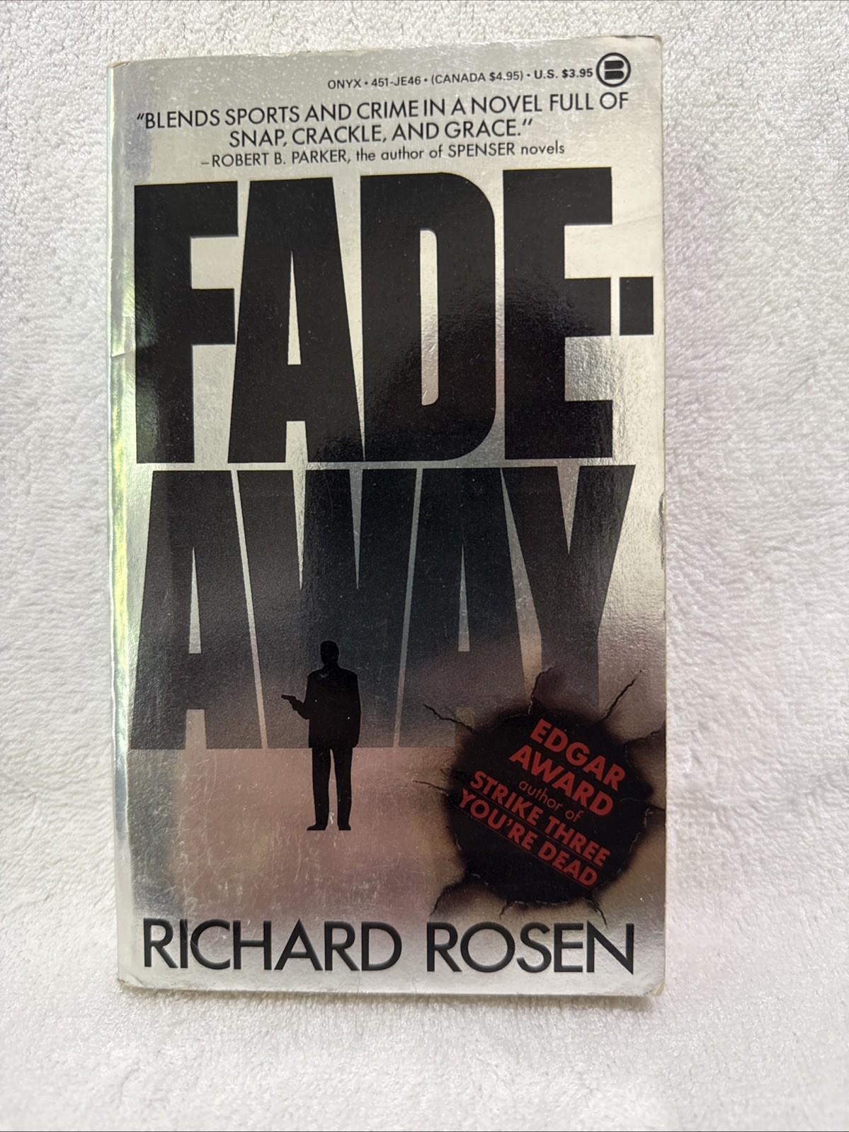 Fadeaway by Richard Rosen 1987 Oxy 451JE46 mystery paperback