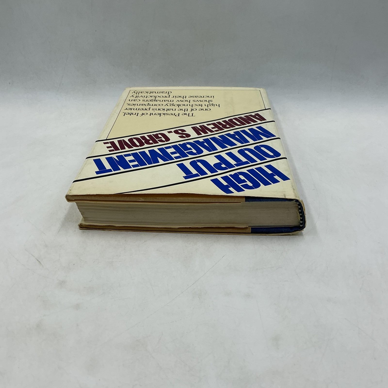 High Output Management Andrew S. Grove 1983 HC Random House 1st Ed