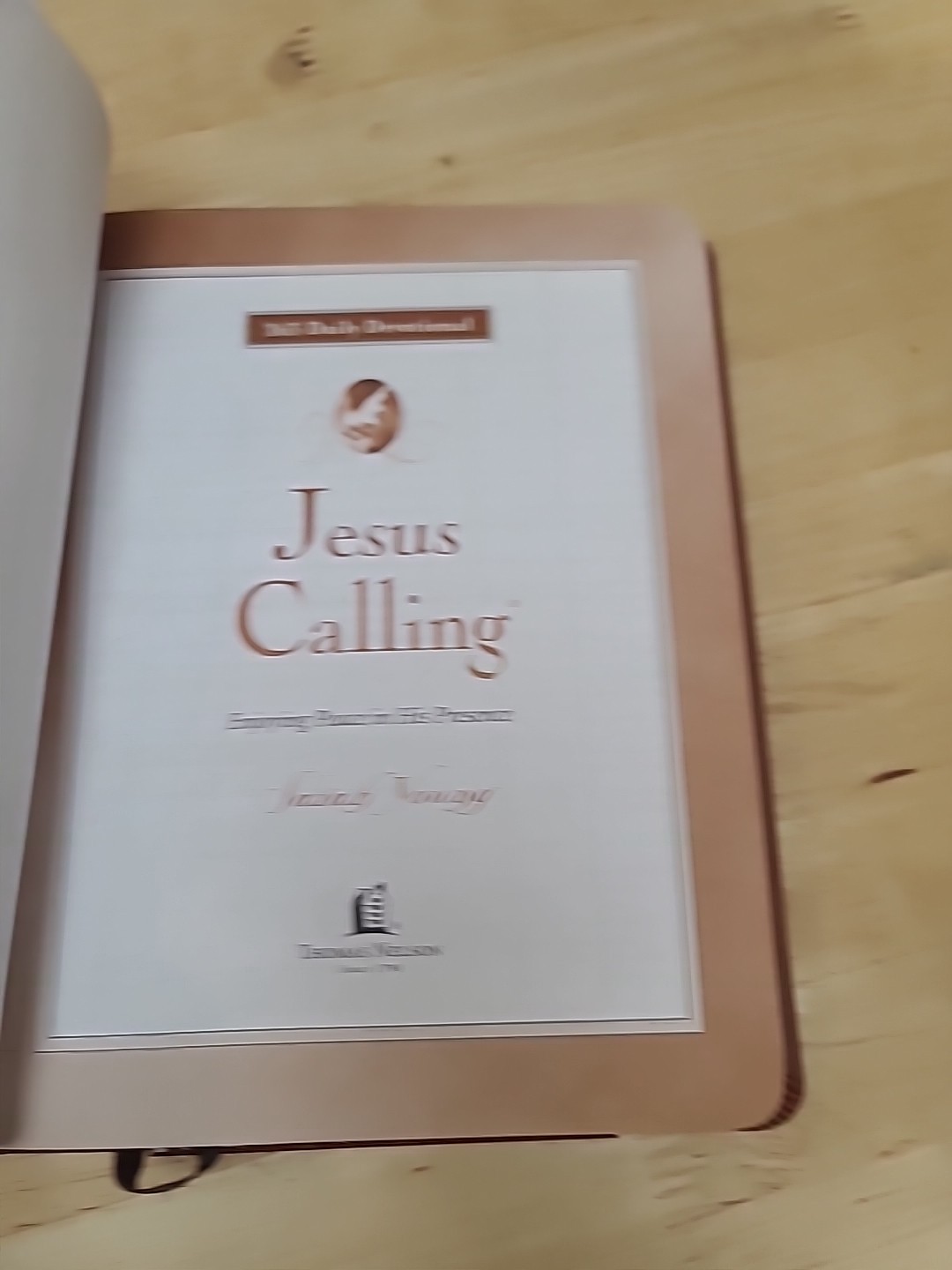 Jesus Calling, Brown Leathersoft, Comfort Size Print