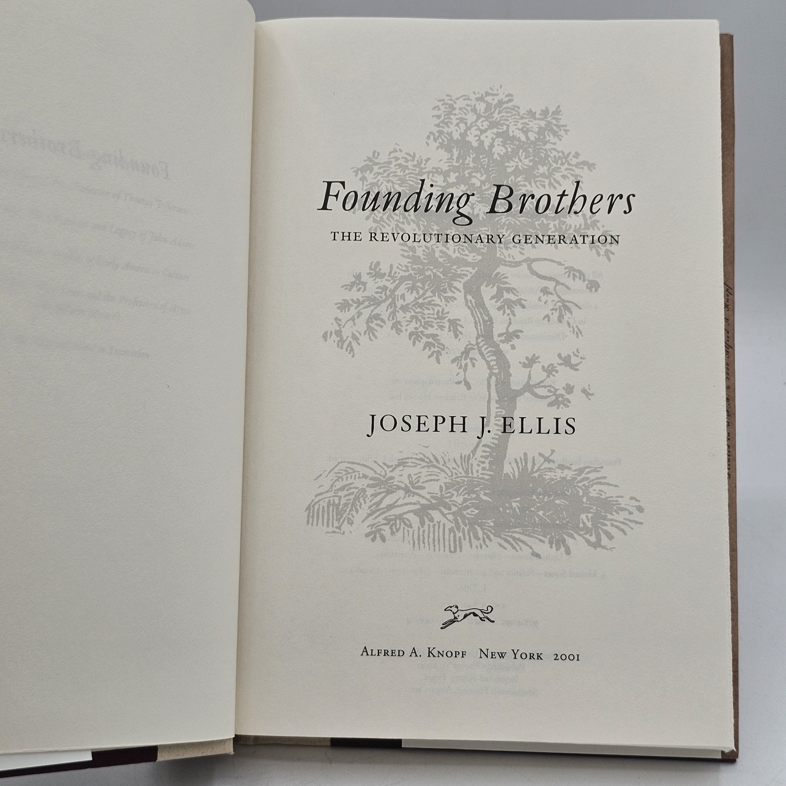 Founding Brothers Joseph J Ellis 2000 HC DJ Pulitzer American History