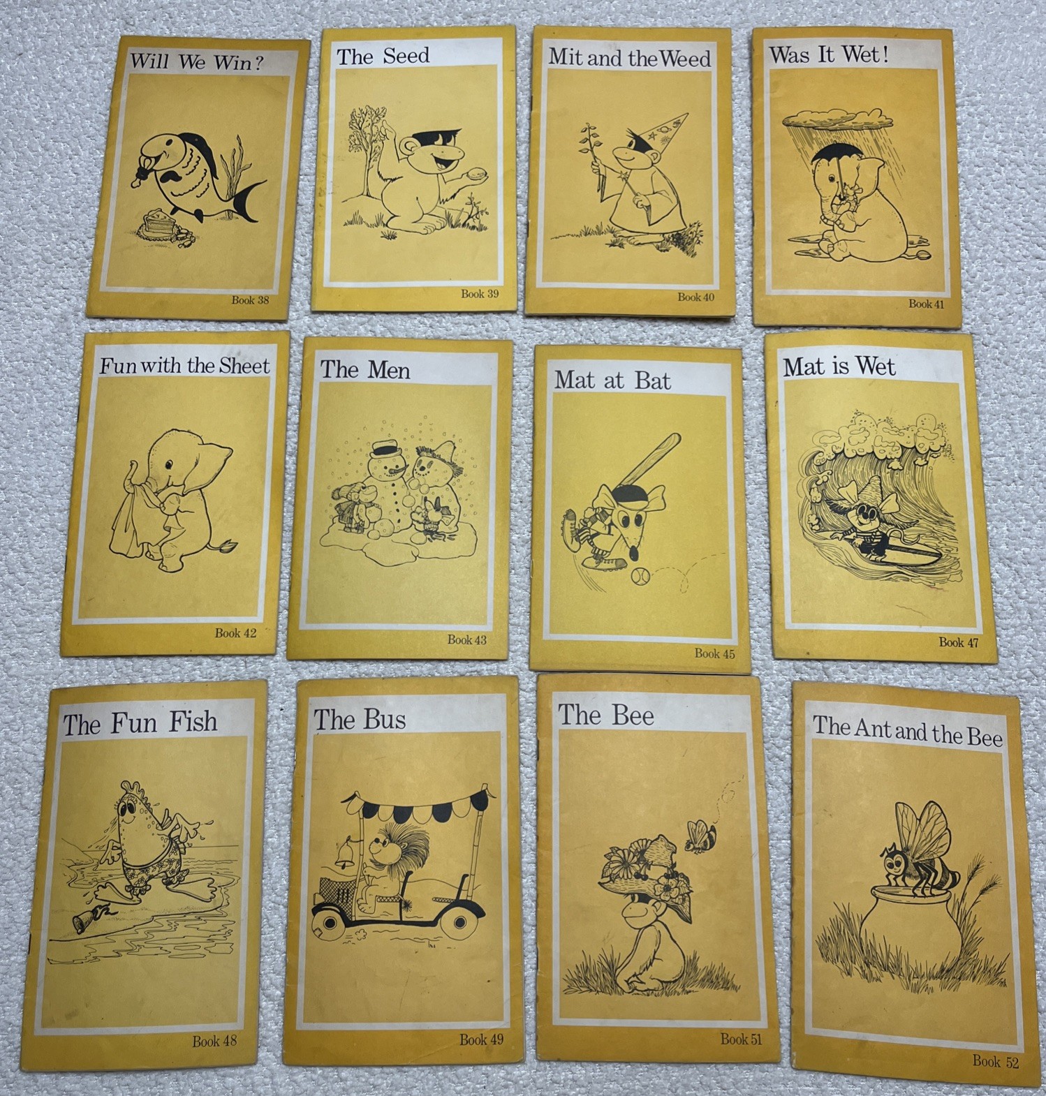 SWRL Ginn and Company 1970s Learn to Read Phonics 12 Book Lot