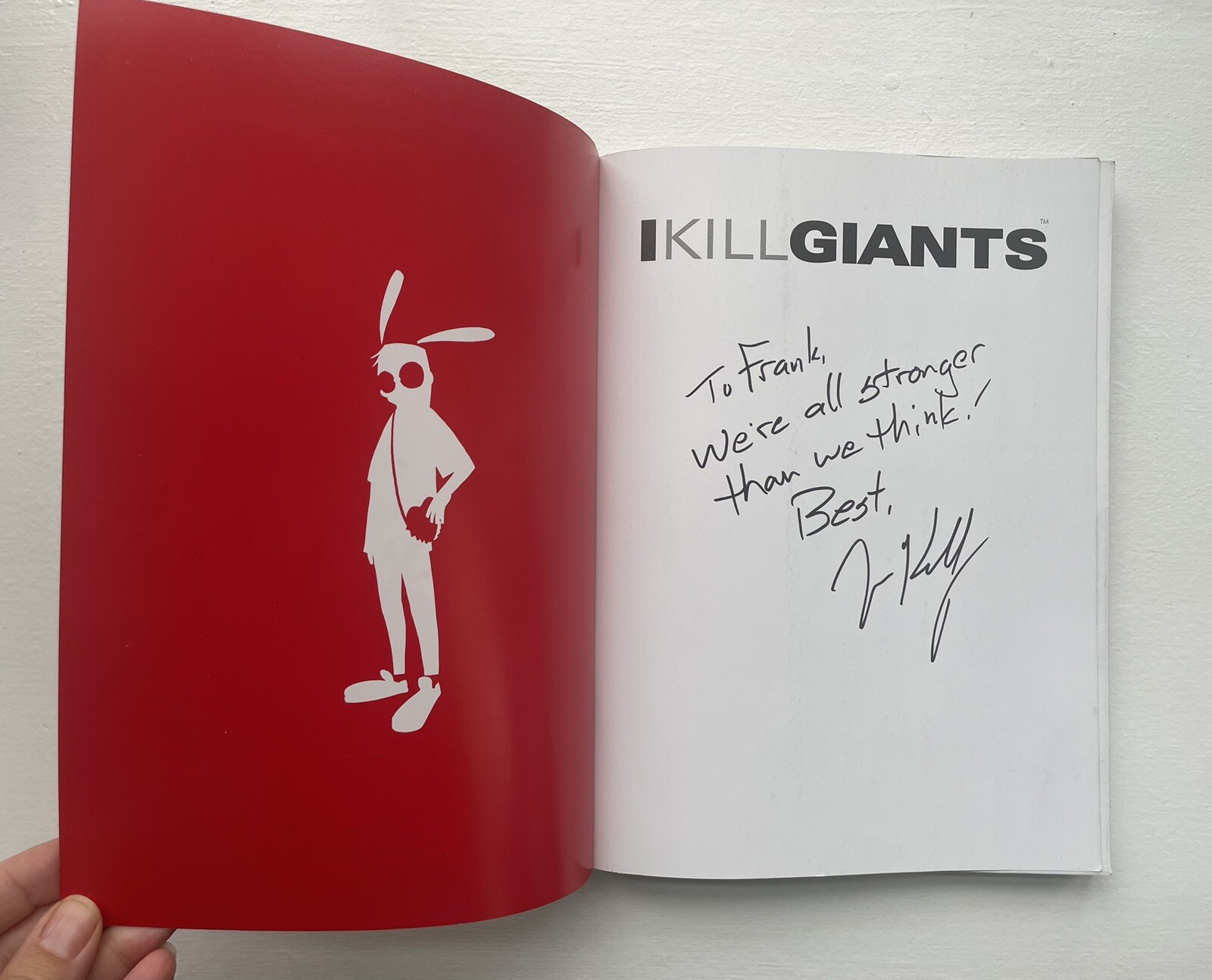 I Kill Giants by Joe Kelly *Signed by author (5th anniversary); Excellent