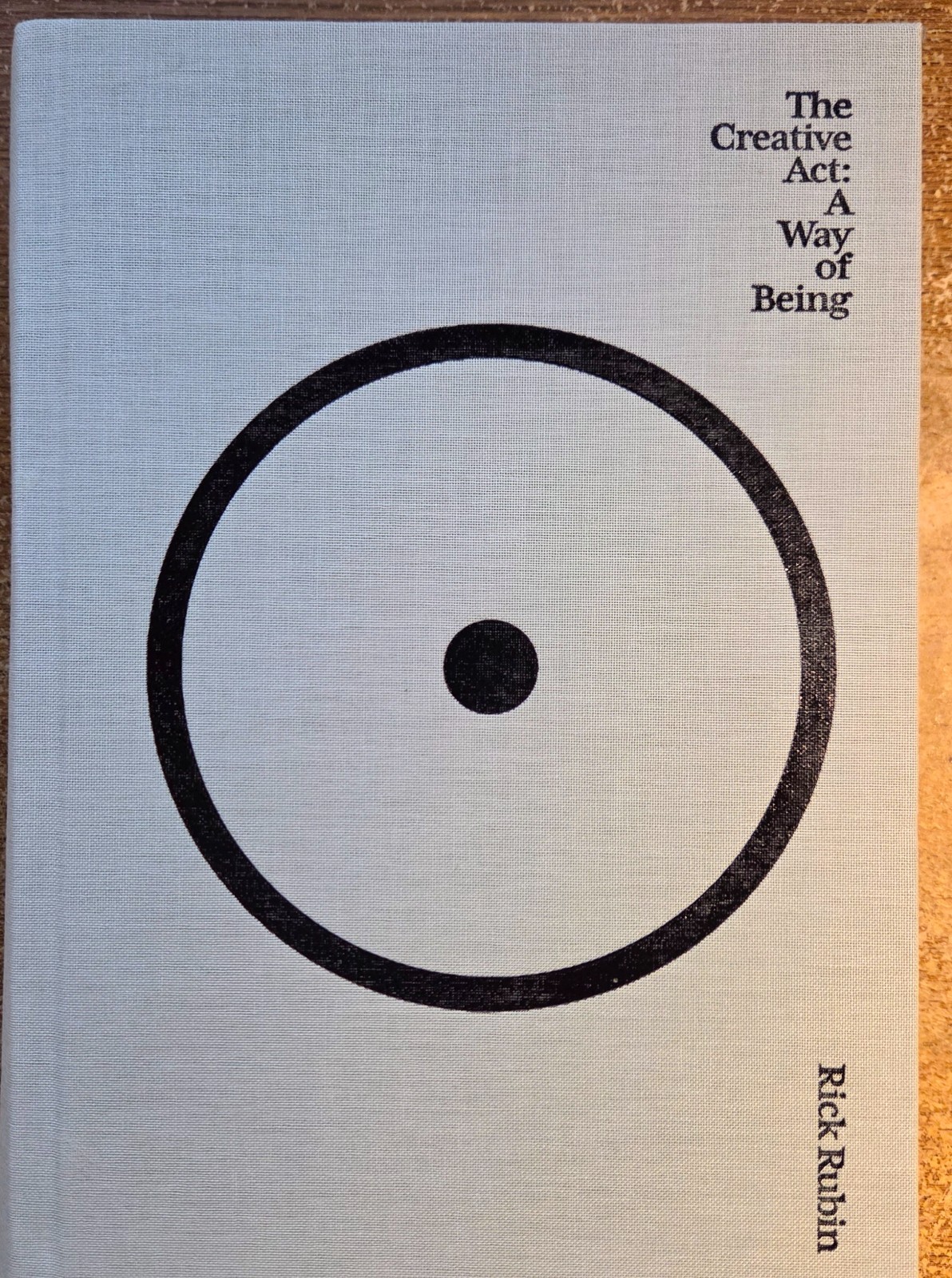 RICK RUBIN-‘THE CREATIVE ACT’-HARDCOVER-FIRST PRINTING
