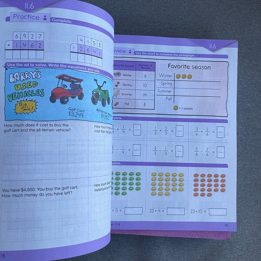 Third Grade Math With Confidence,Instructor Guide, &Student Workbook Part Lot 2